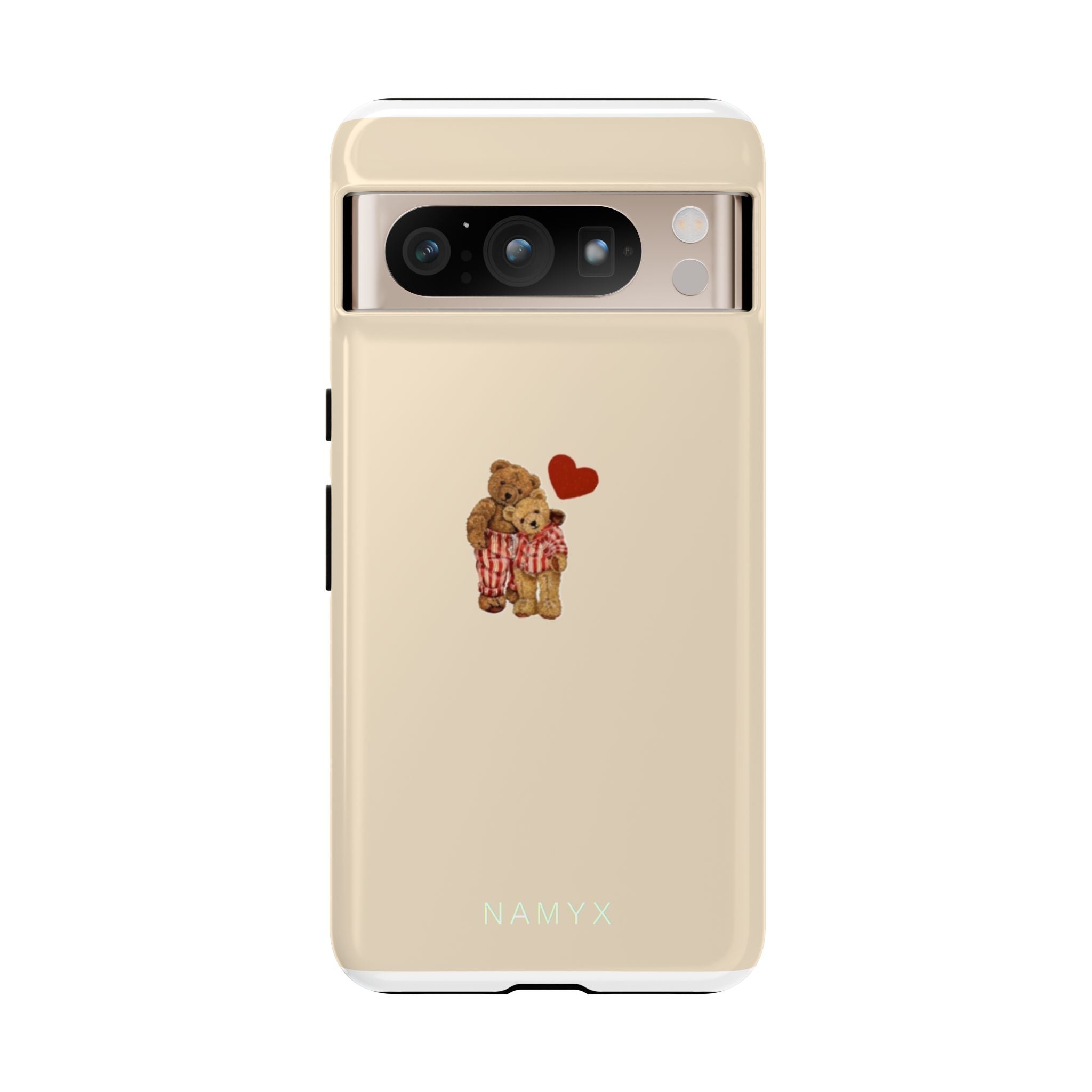 Teddy Heart Phone Case — Cute Vintage Plush Bear Protective iPhone Case