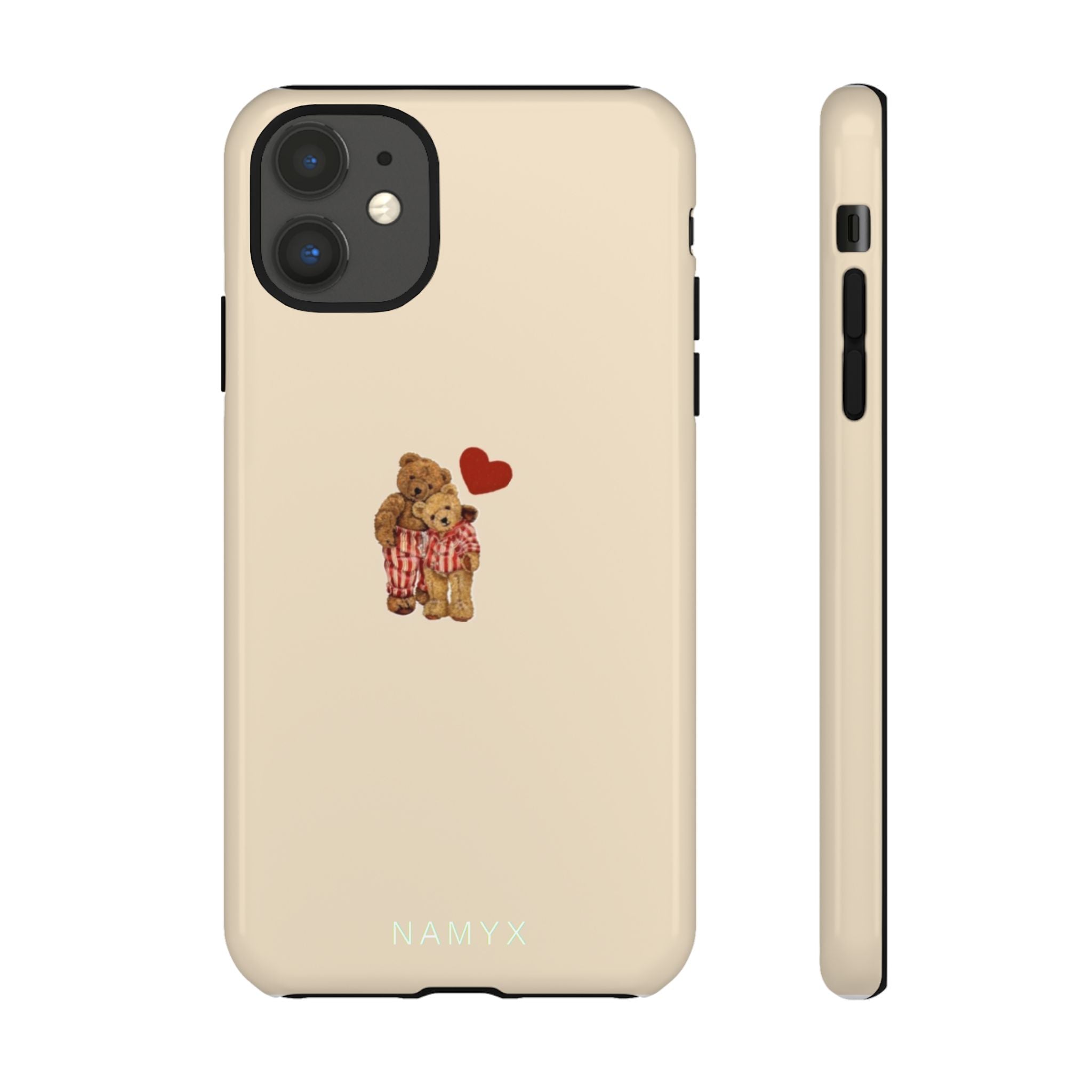 Teddy Heart Phone Case — Cute Vintage Plush Bear Protective iPhone Case