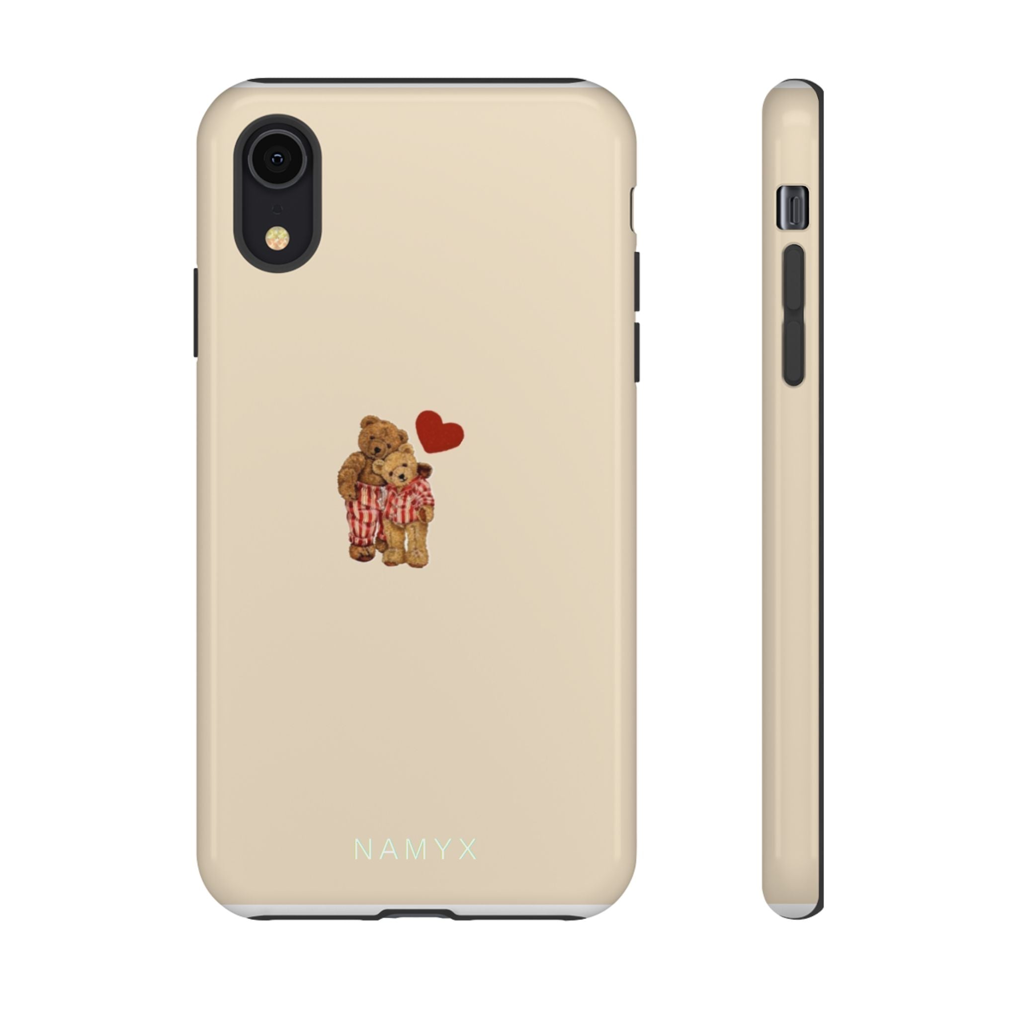 Teddy Heart Phone Case — Cute Vintage Plush Bear Protective iPhone Case