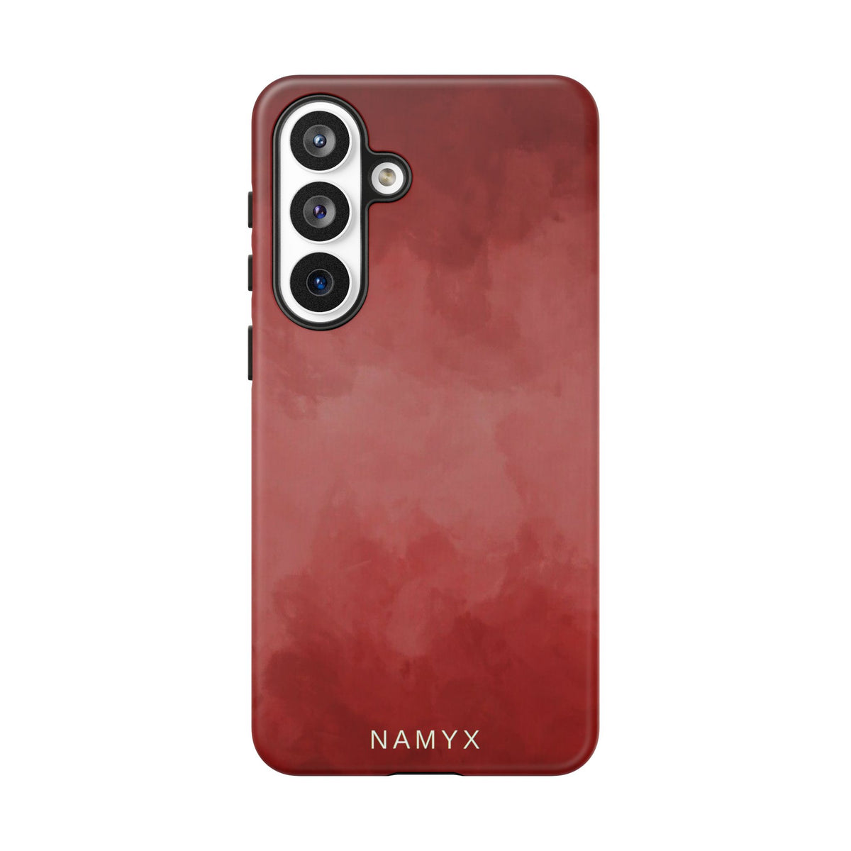 Red Watercolor Tough Phone Case — Durable Protective iPhone Cover