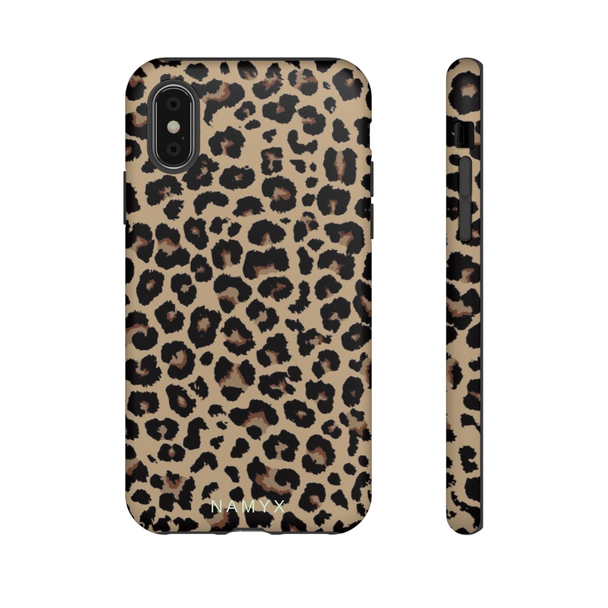 Leopard Print Tough Phone Case – Durable Protective Animal Print Phone Cover