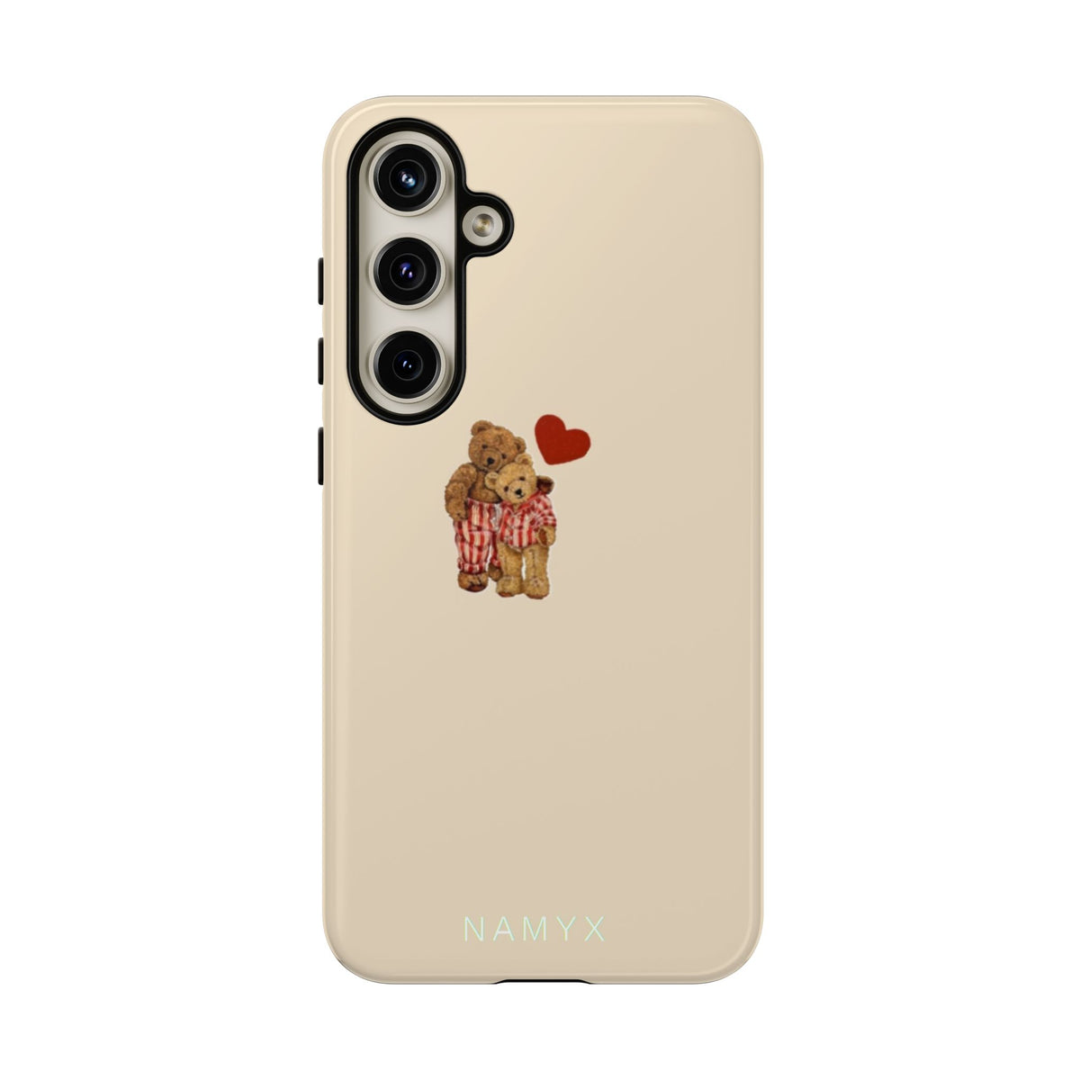 Teddy Heart Phone Case — Cute Vintage Plush Bear Protective iPhone Case