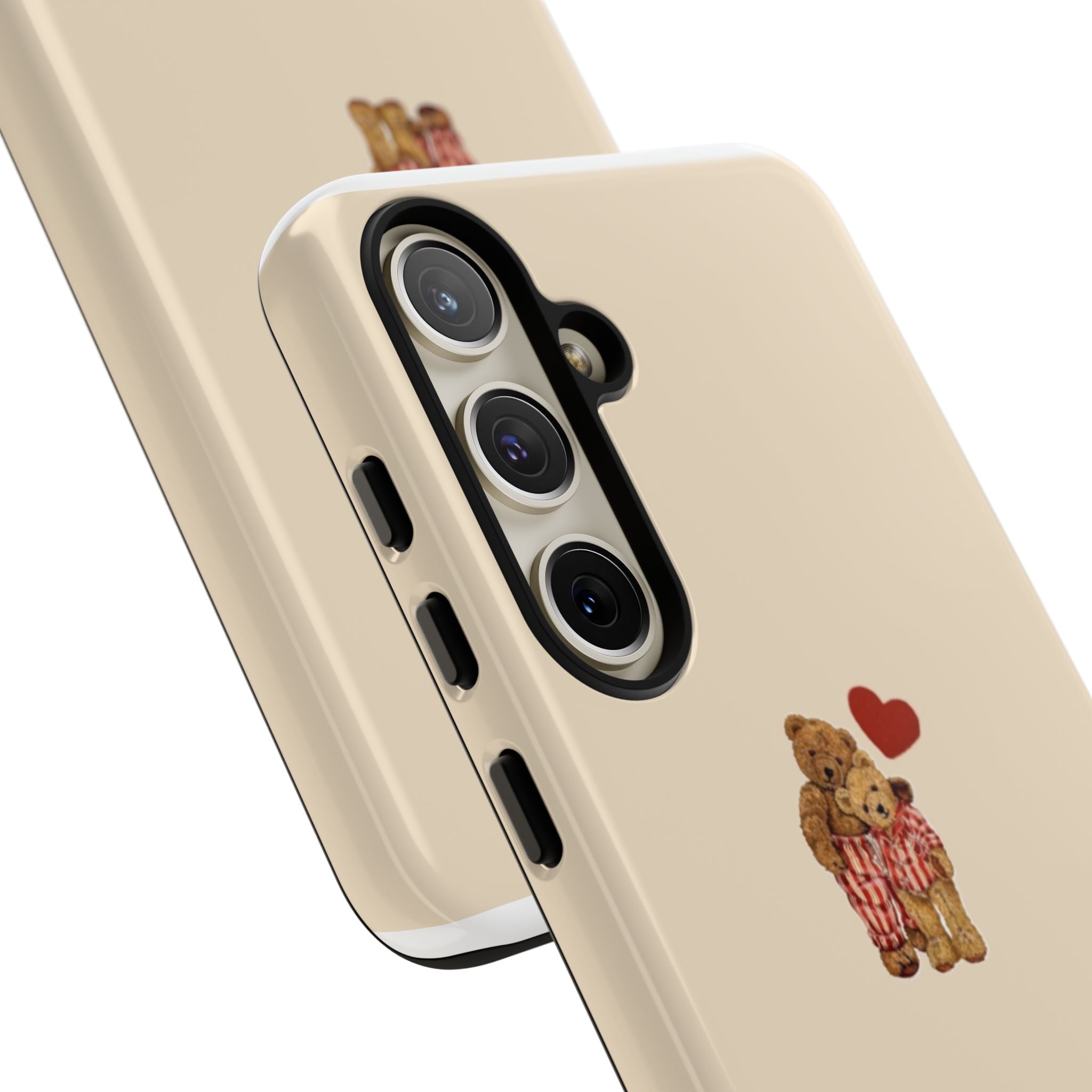 Teddy Heart Phone Case — Cute Vintage Plush Bear Protective iPhone Case