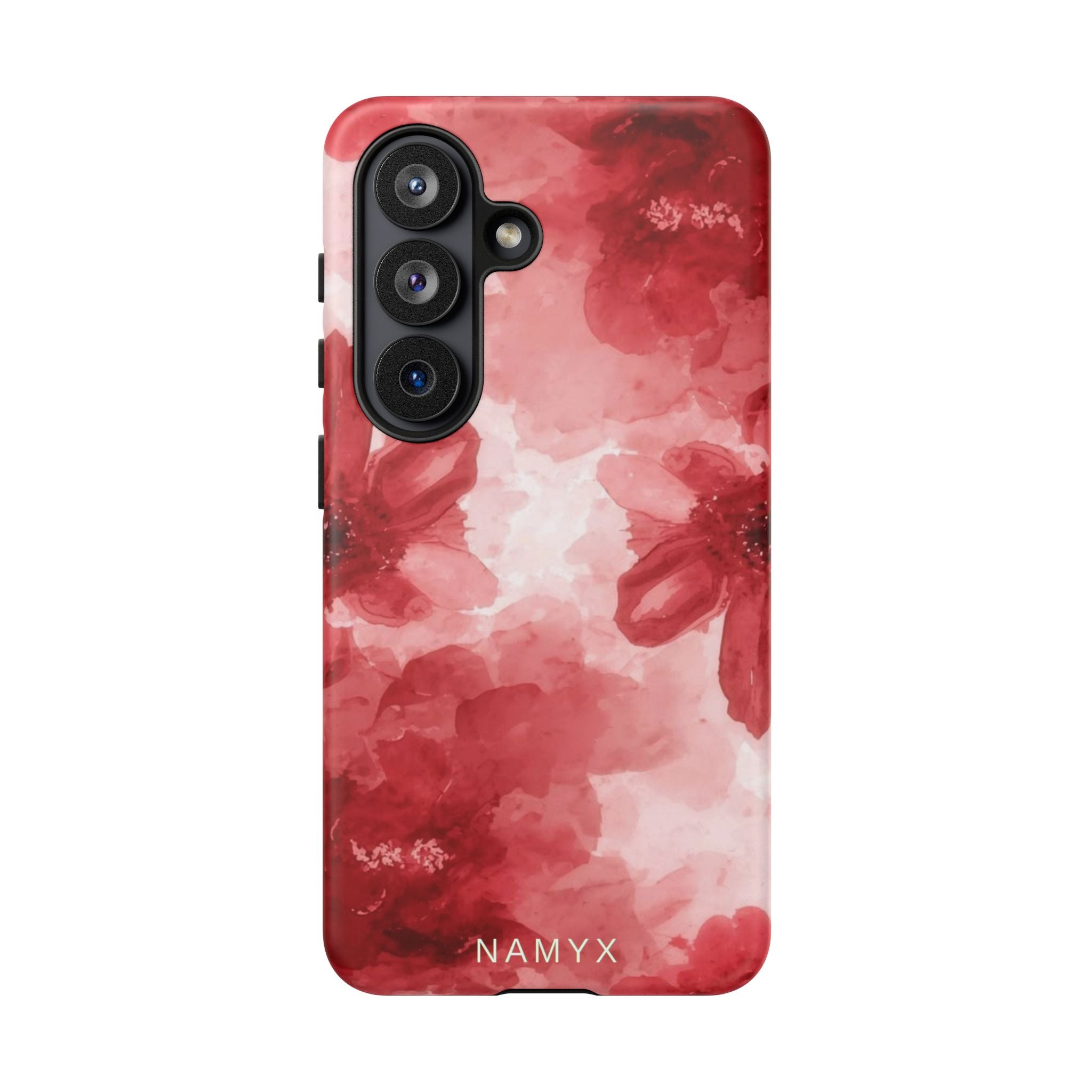 Floral Red Watercolor Tough Phone Case