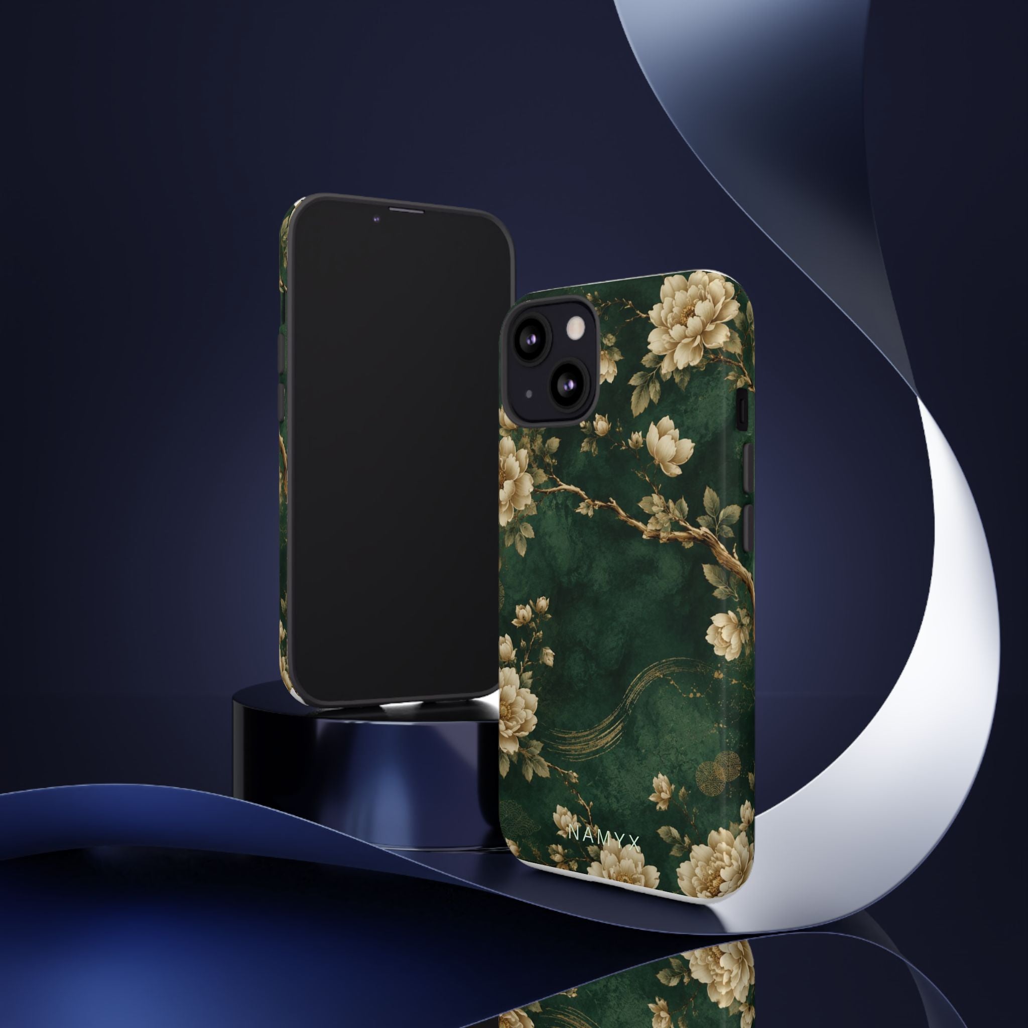 Floral Jade Tough Phone Case
