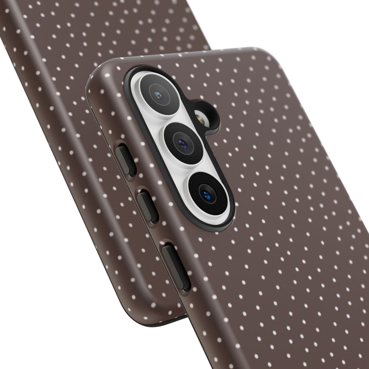 Brown Polka Dot Tough Phone Case - Slim Protective iPhone Cover
