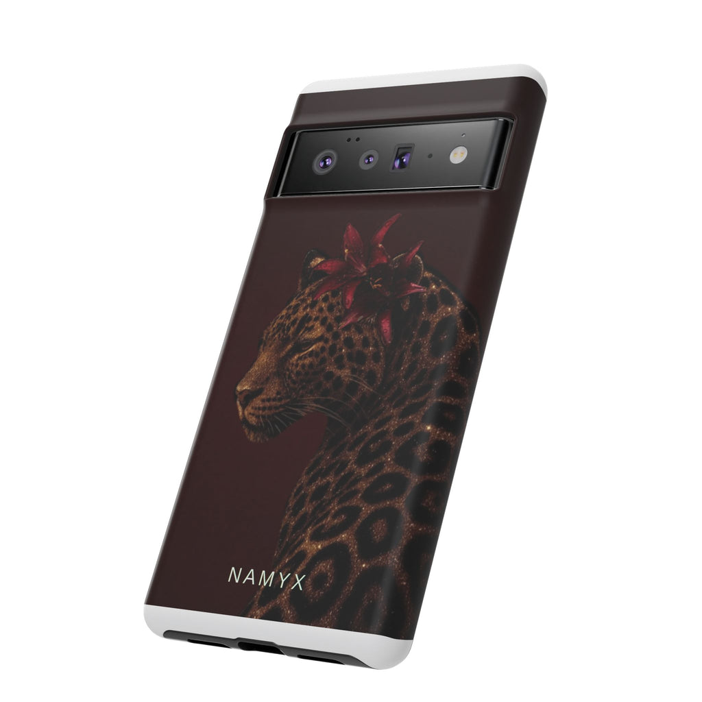 Leopard Floral Tough Phone Case