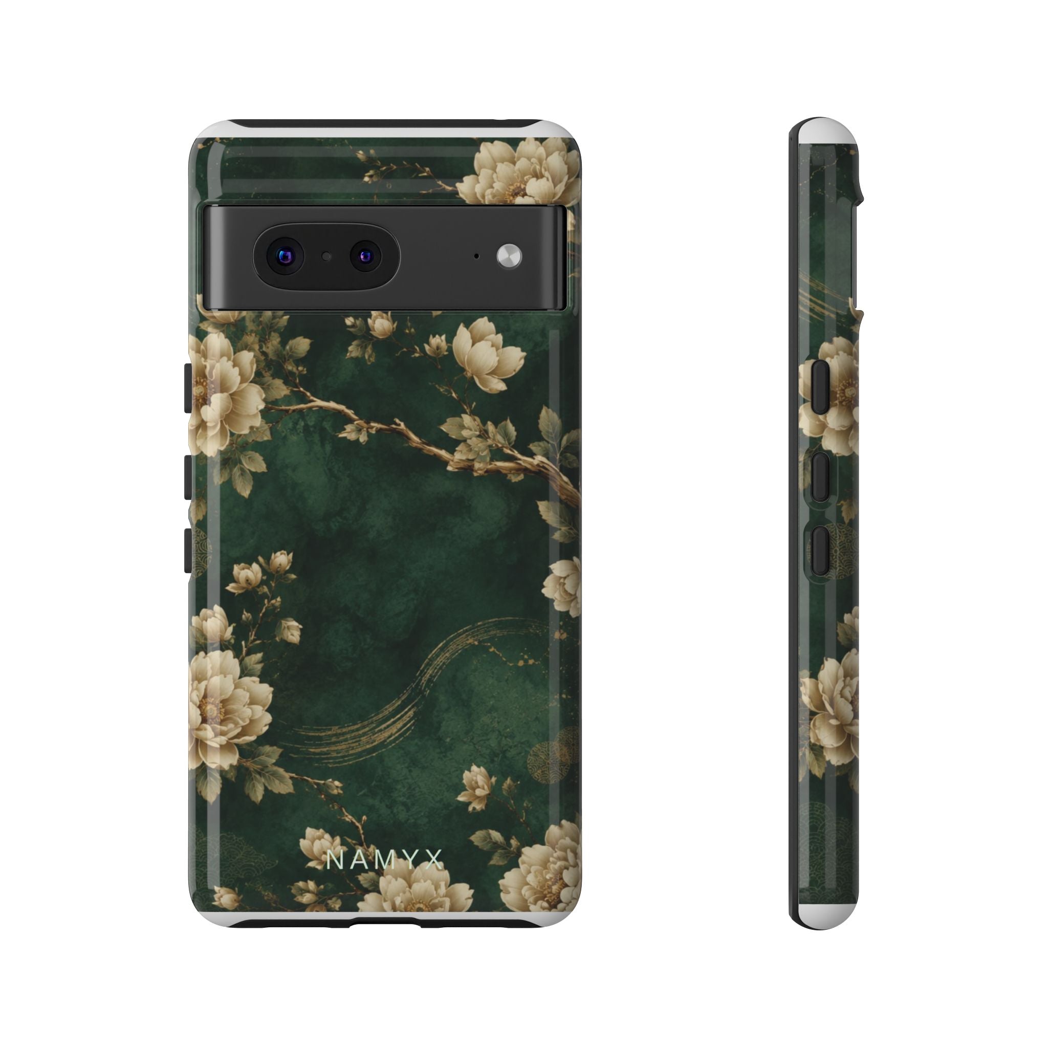 Floral Jade Tough Phone Case