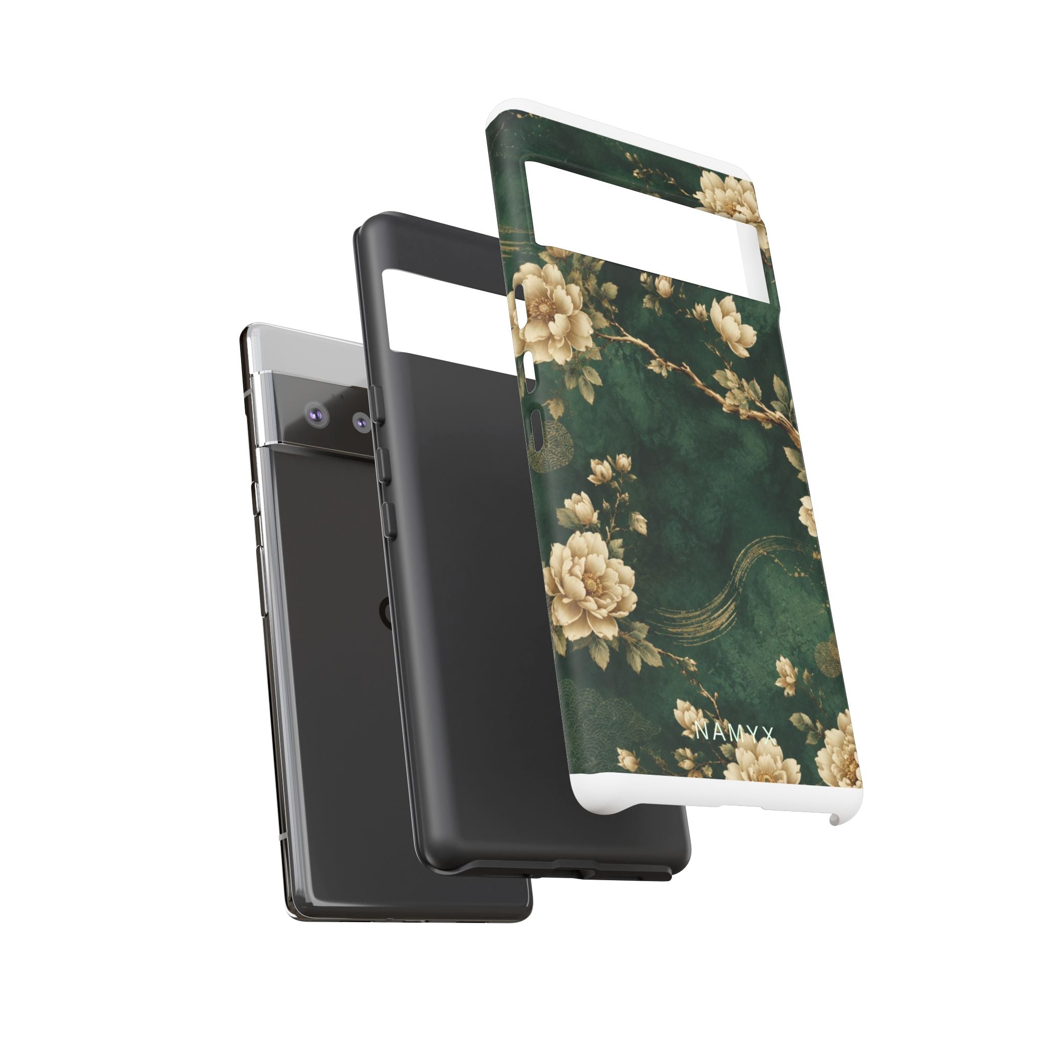 Floral Jade Tough Phone Case
