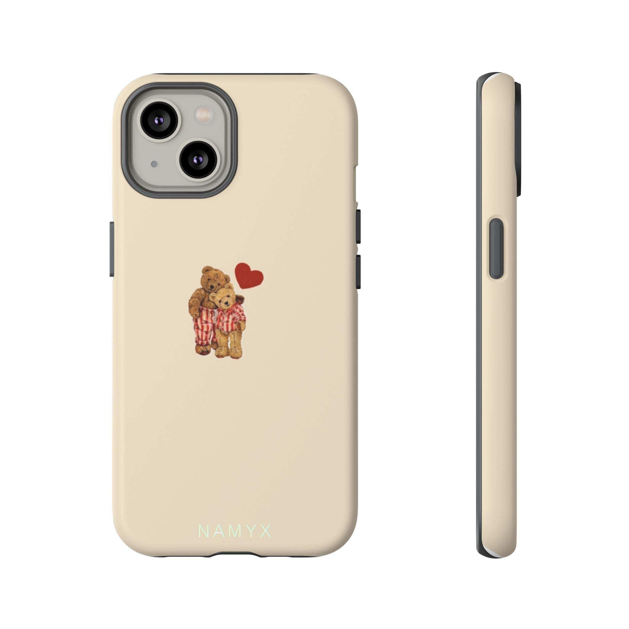 Teddy Heart Phone Case — Cute Vintage Plush Bear Protective iPhone Case