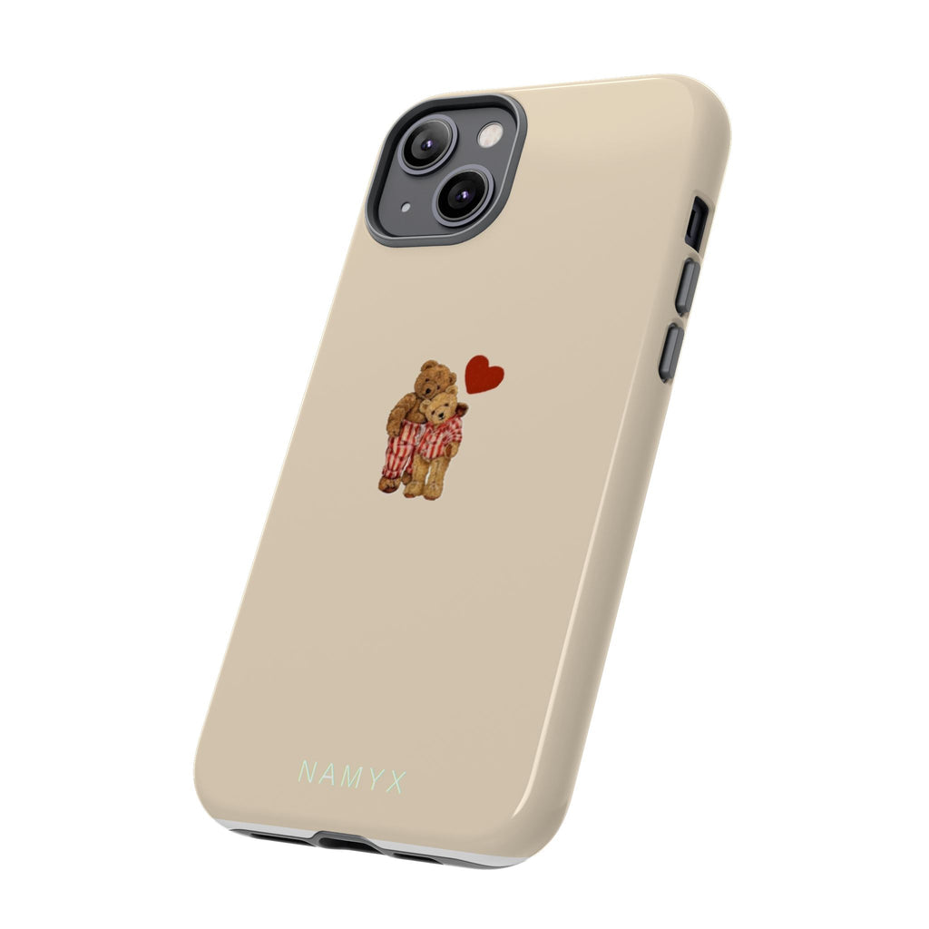 Teddy Heart Phone Case — Cute Vintage Plush Bear Protective iPhone Case