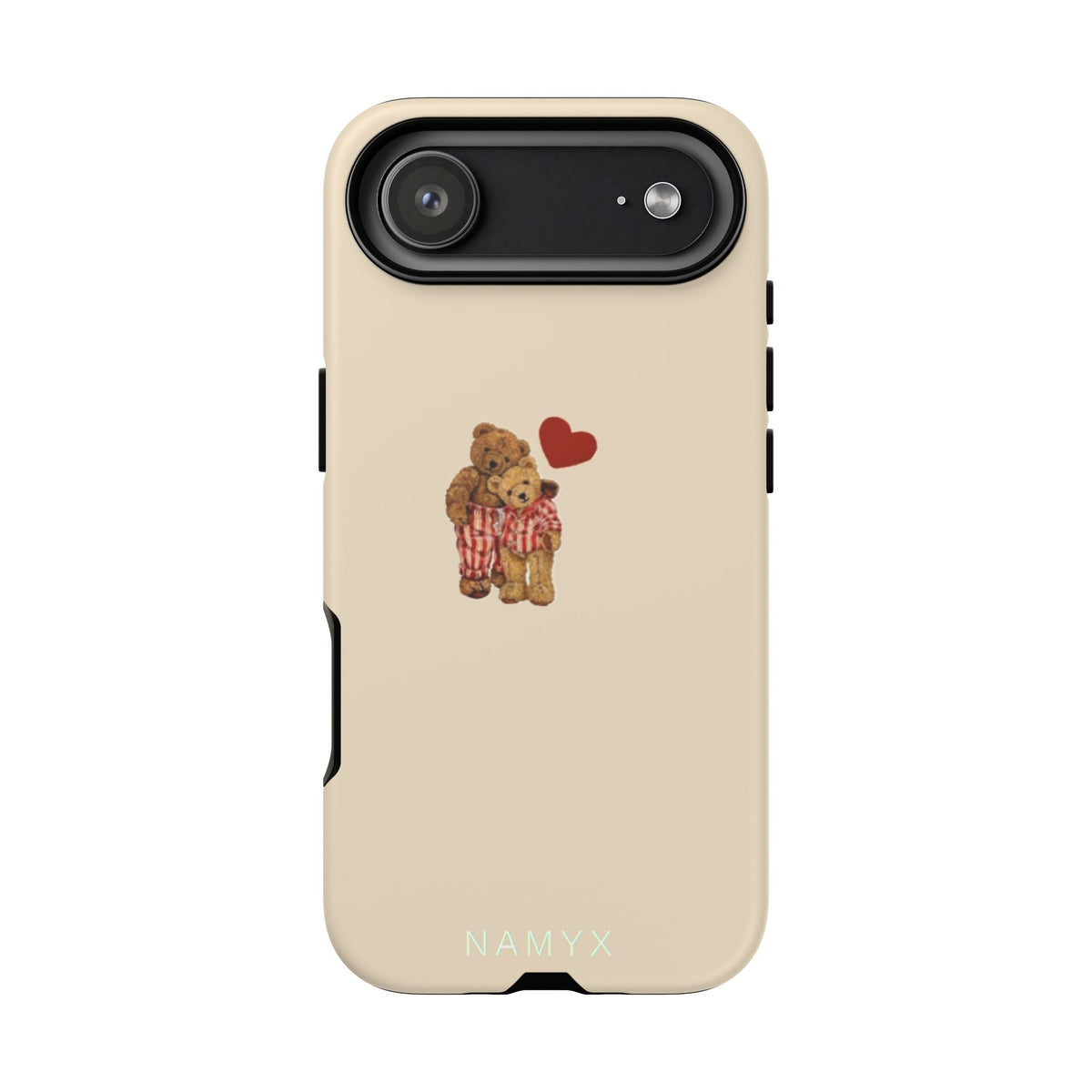Teddy Heart Phone Case — Cute Vintage Plush Bear Protective iPhone Case