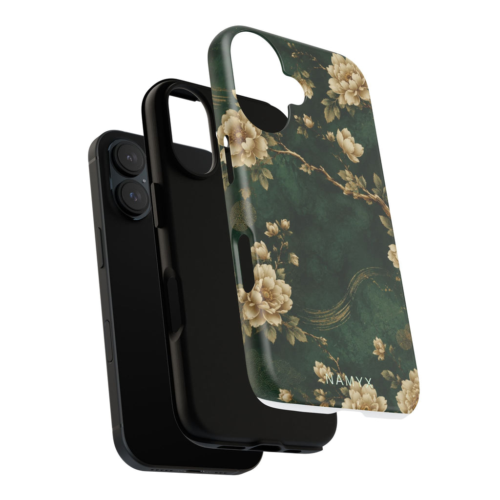 Floral Jade Tough Phone Case
