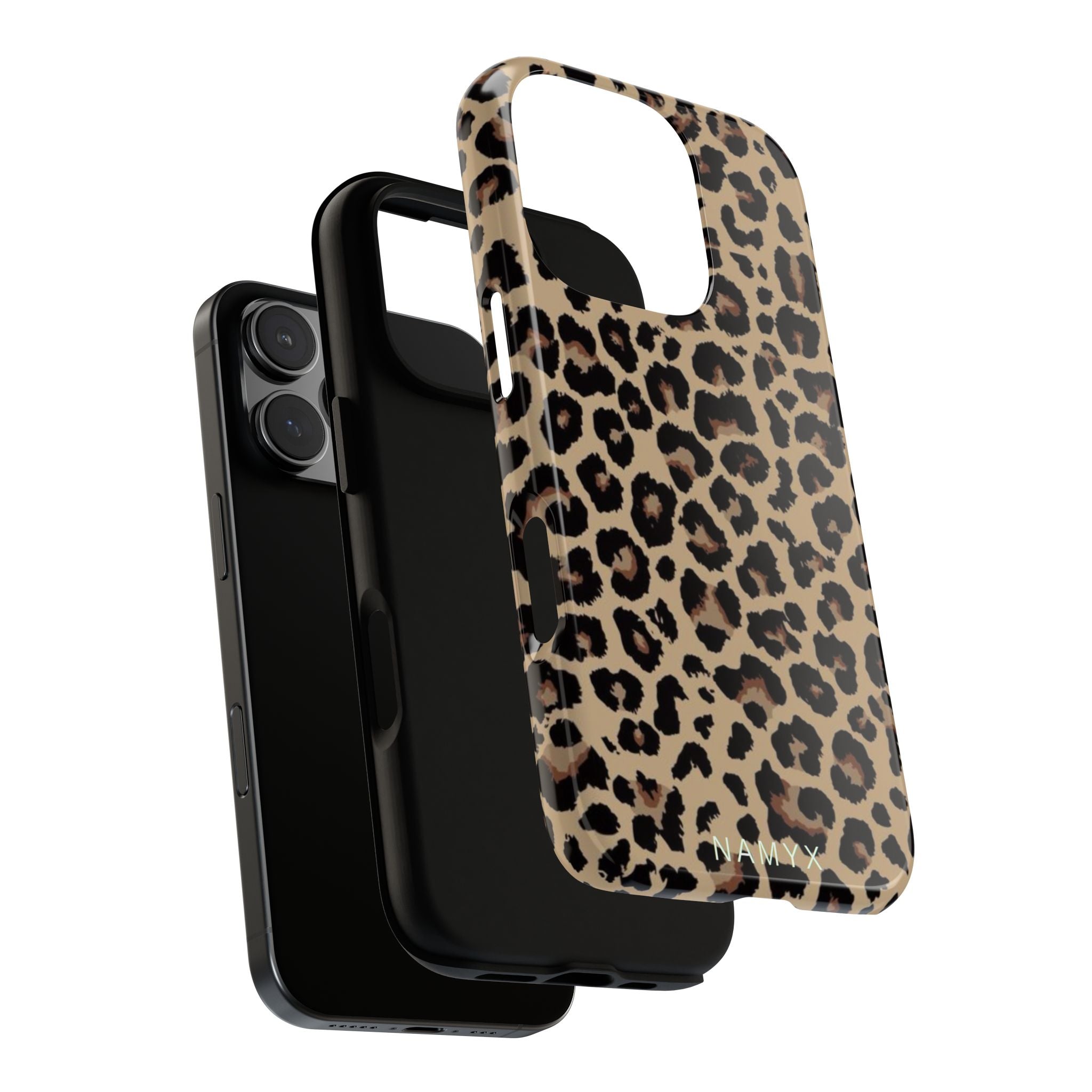 Leopard Print Tough Phone Case – Durable Protective Animal Print Phone Cover