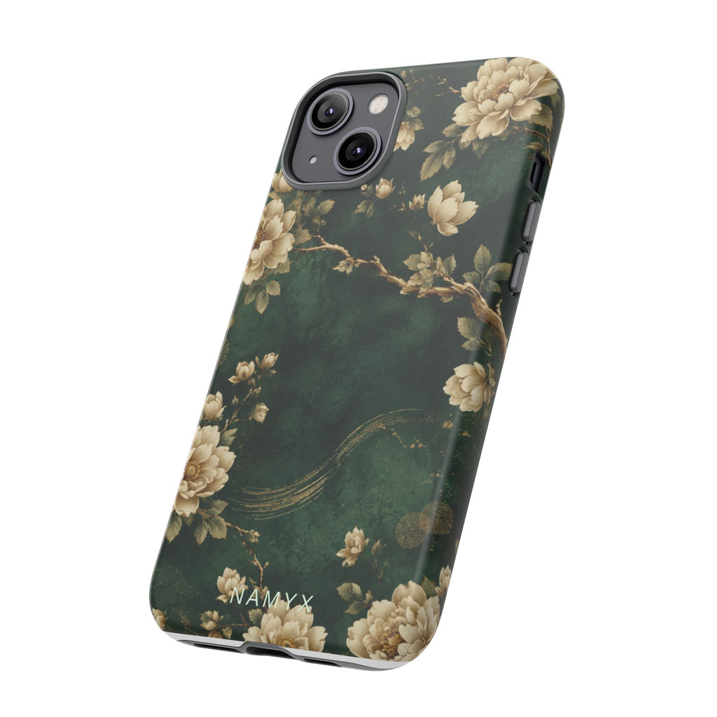 Floral Jade Tough Phone Case