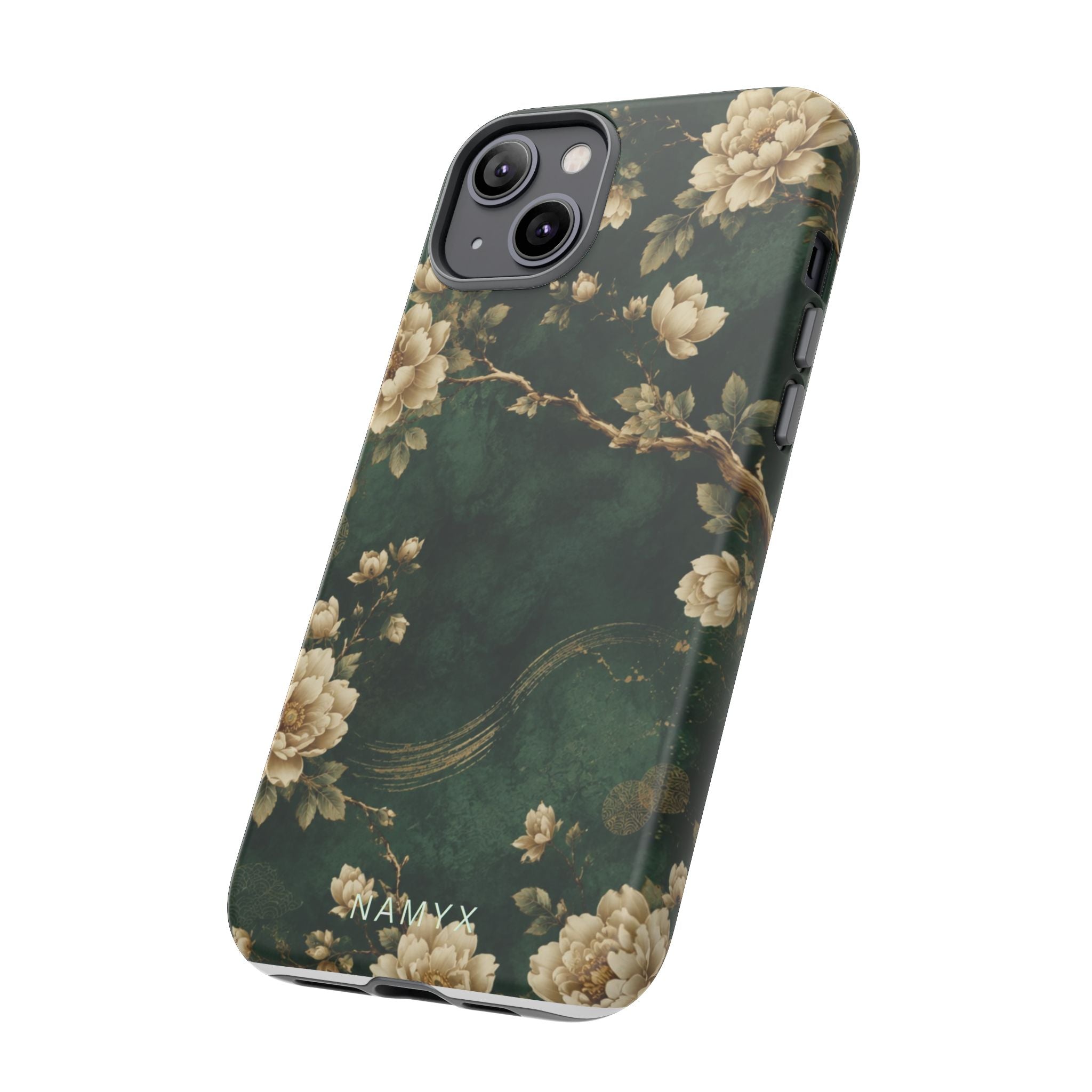 Floral Jade Tough Phone Case