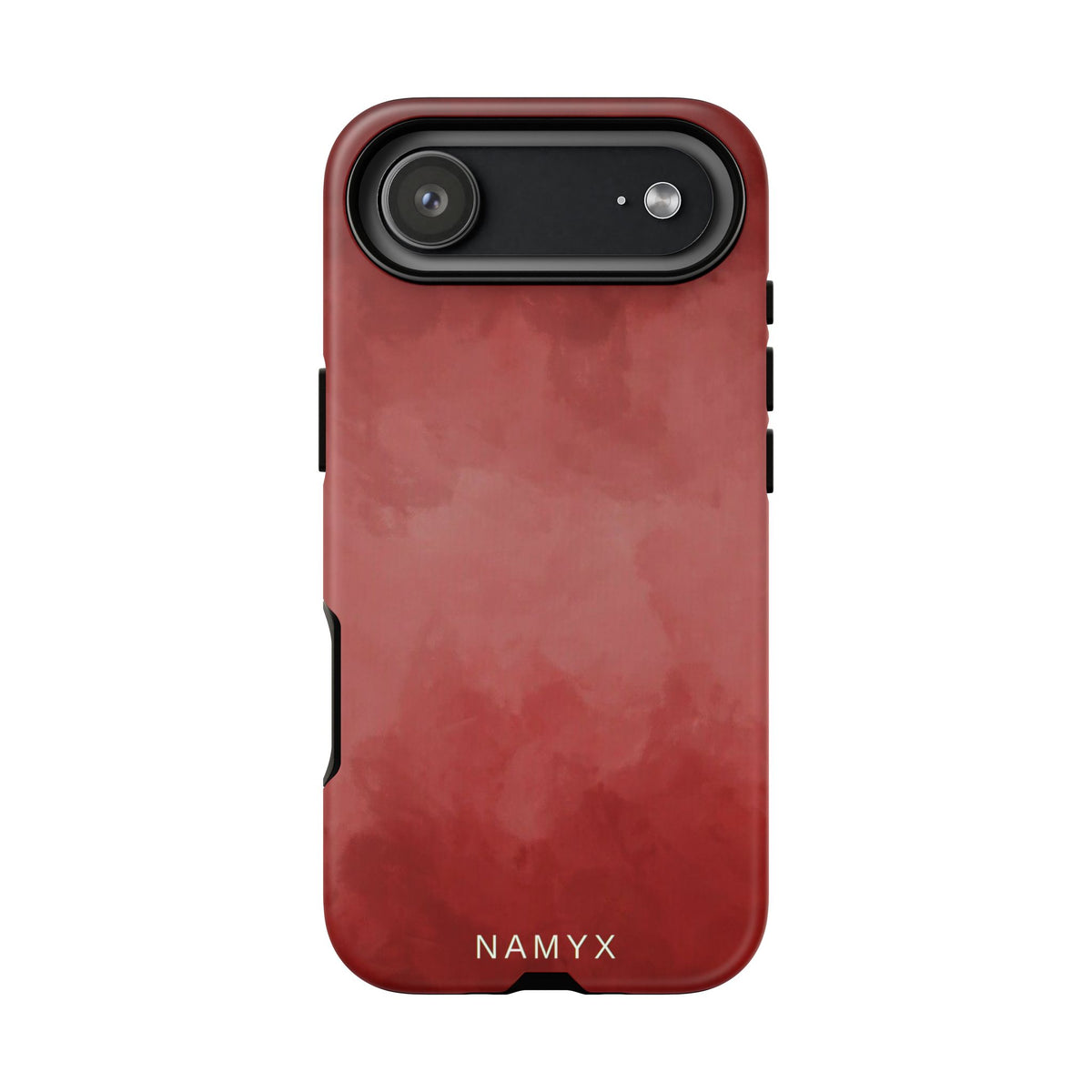 Red Watercolor Tough Phone Case — Durable Protective iPhone Cover