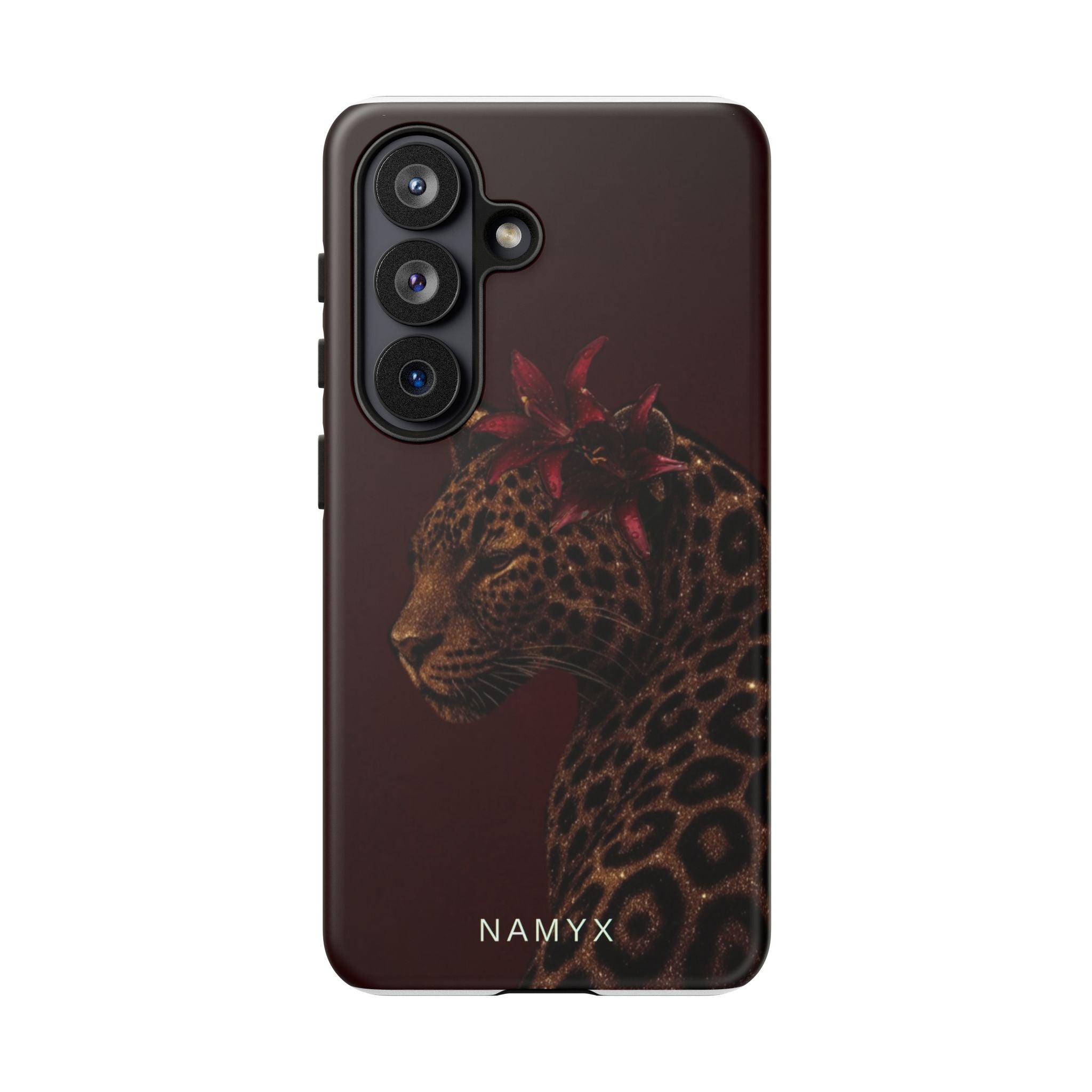 Leopard Floral Tough Phone Case