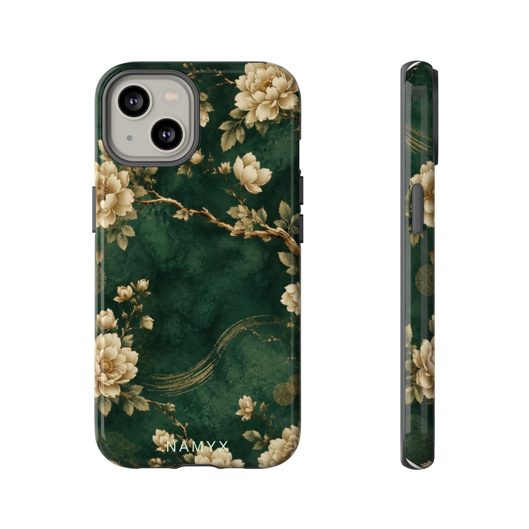 Floral Jade Tough Phone Case