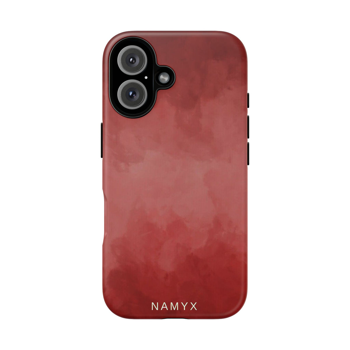 Red Watercolor Tough Phone Case — Durable Protective iPhone Cover