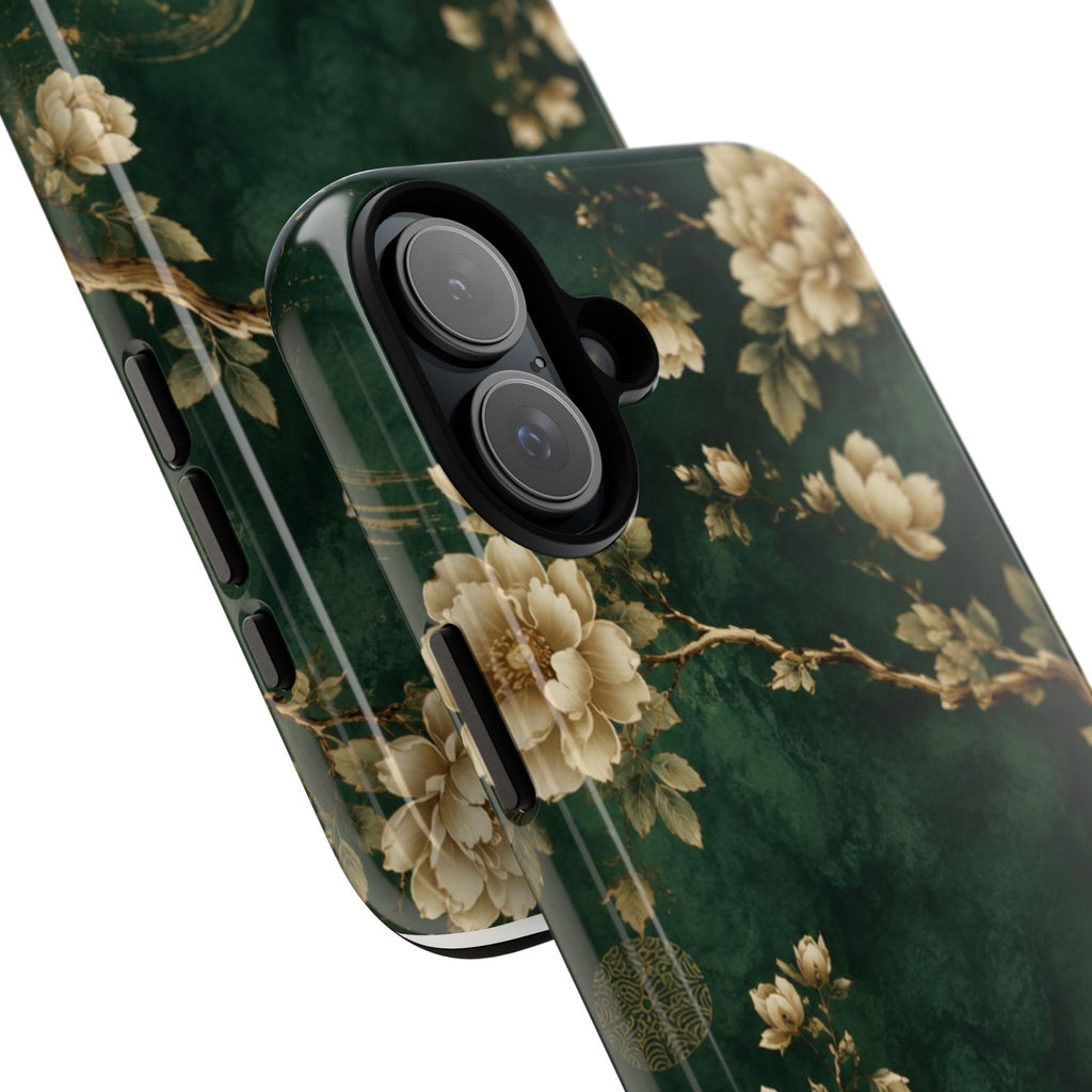 Floral Jade Tough Phone Case