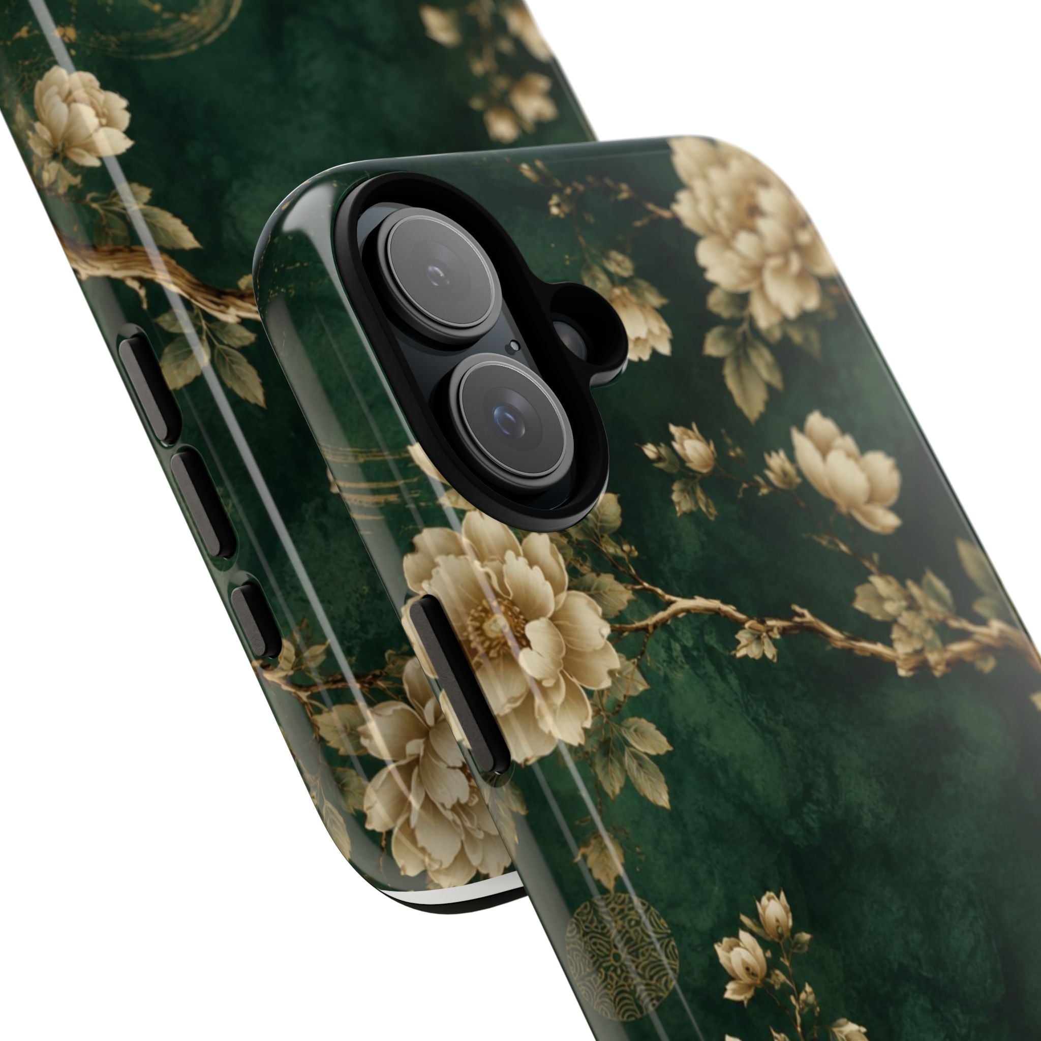 Floral Jade Tough Phone Case