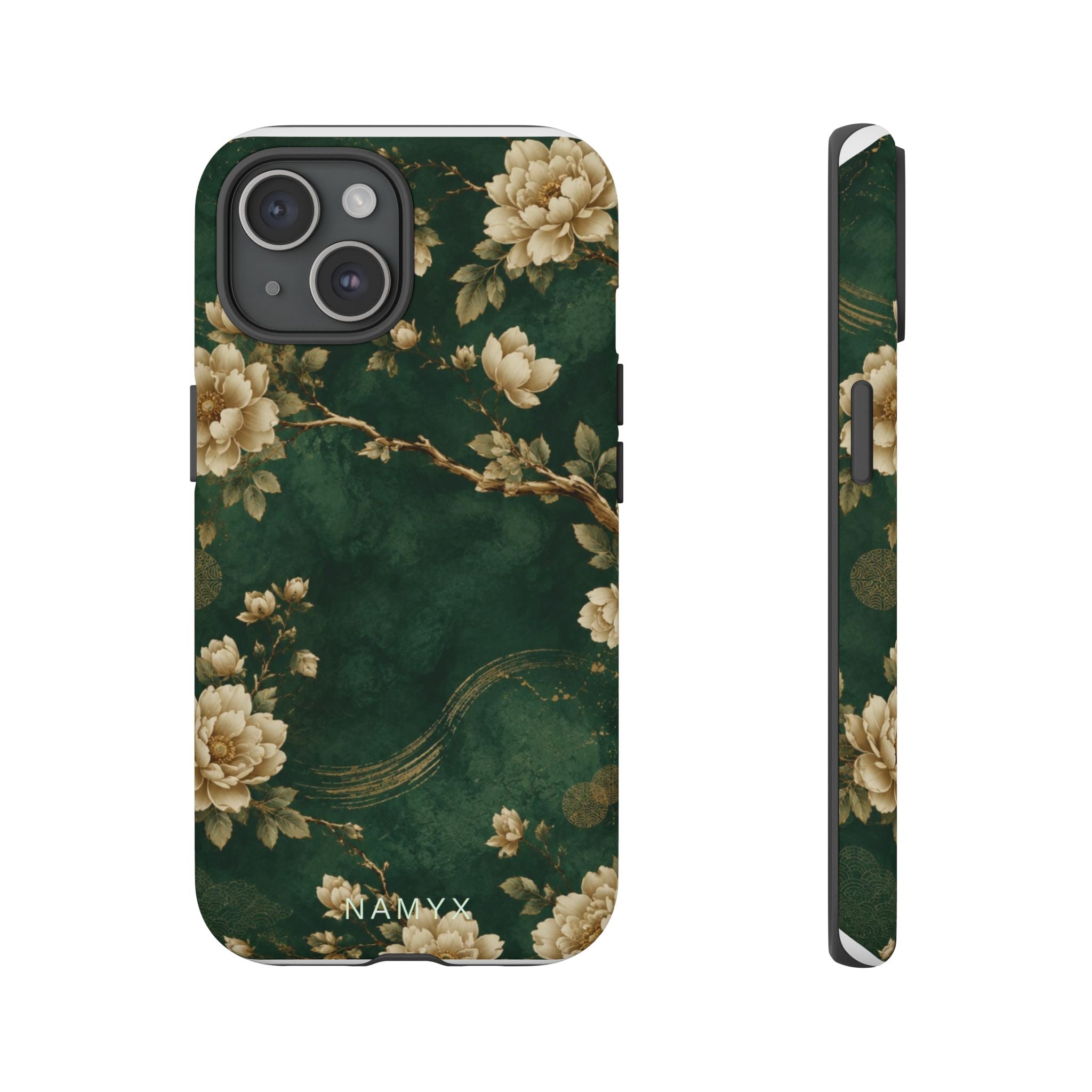 Floral Jade Tough Phone Case