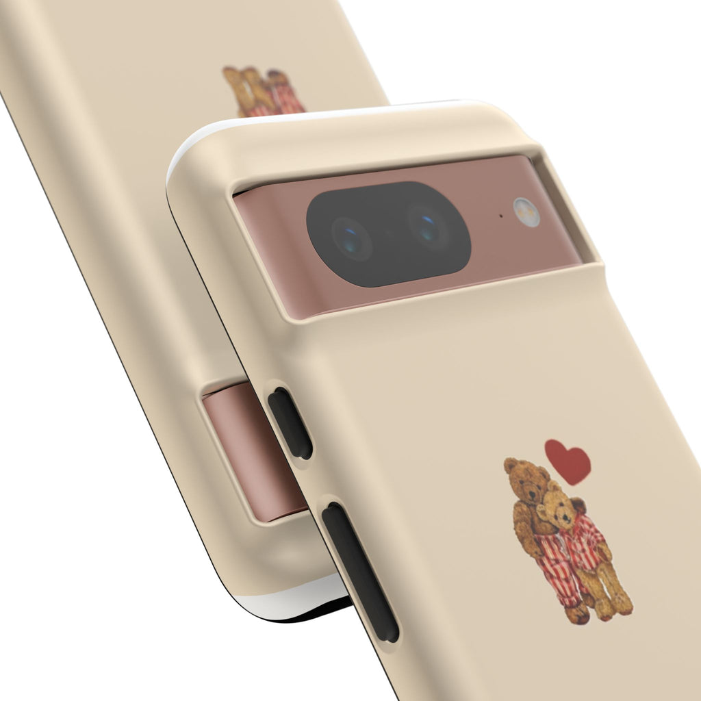 Teddy Heart Phone Case — Cute Vintage Plush Bear Protective iPhone Case