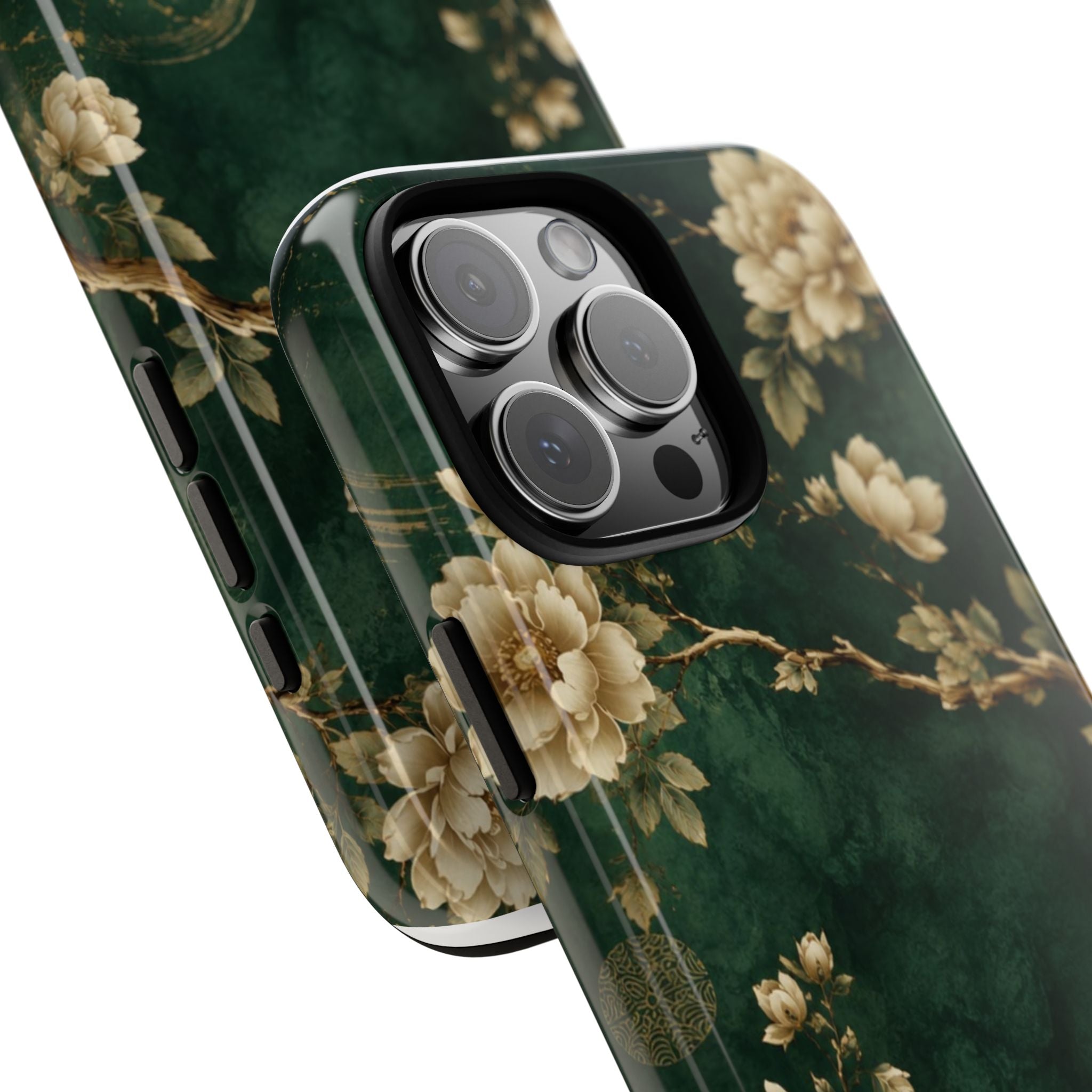 Floral Jade Tough Phone Case