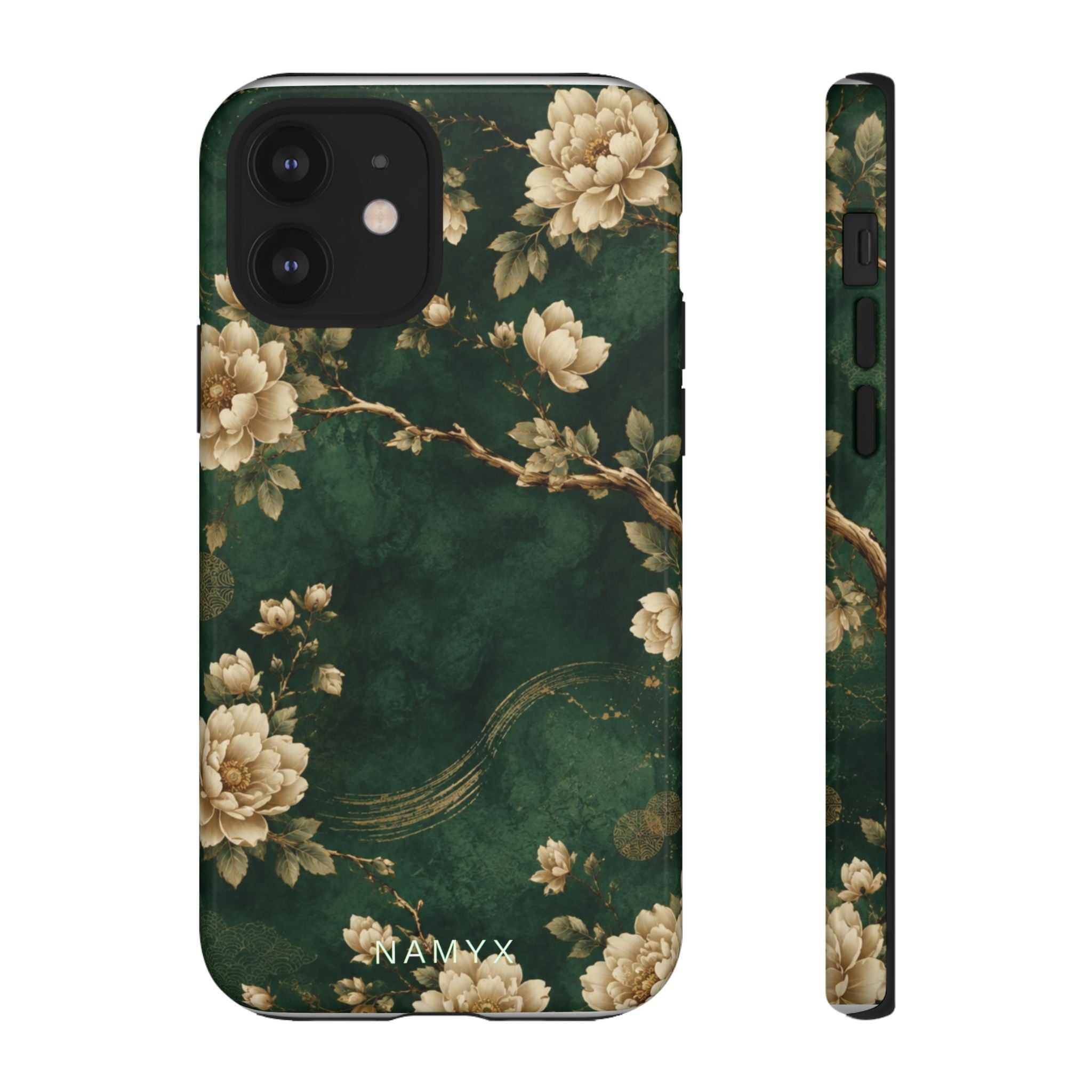 Floral Jade Tough Phone Case