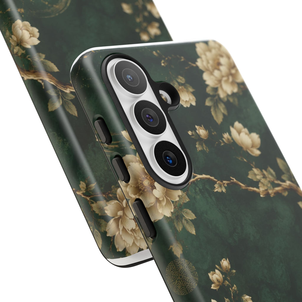 Floral Jade Tough Phone Case
