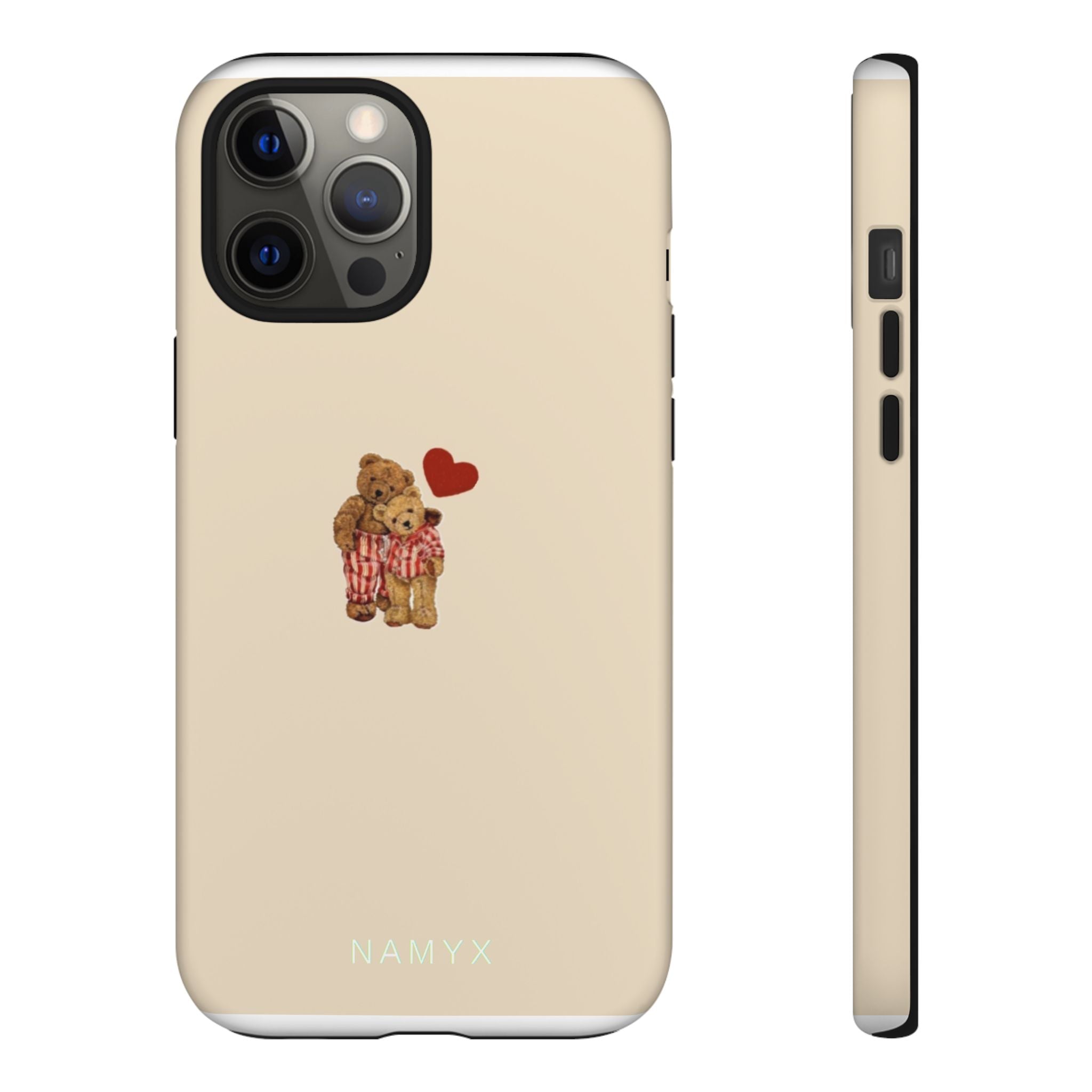 Teddy Heart Phone Case — Cute Vintage Plush Bear Protective iPhone Case