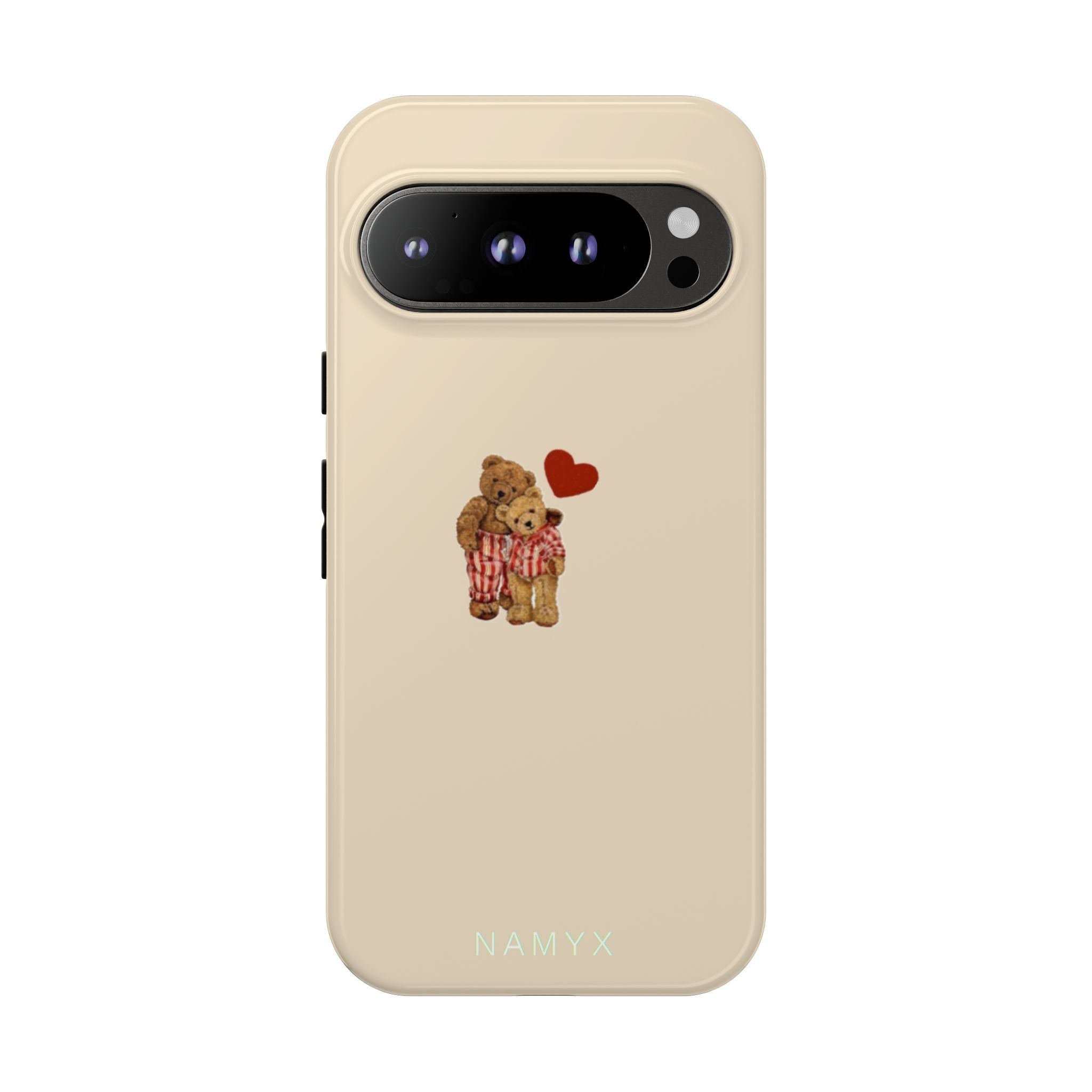 Teddy Heart Phone Case — Cute Vintage Plush Bear Protective iPhone Case