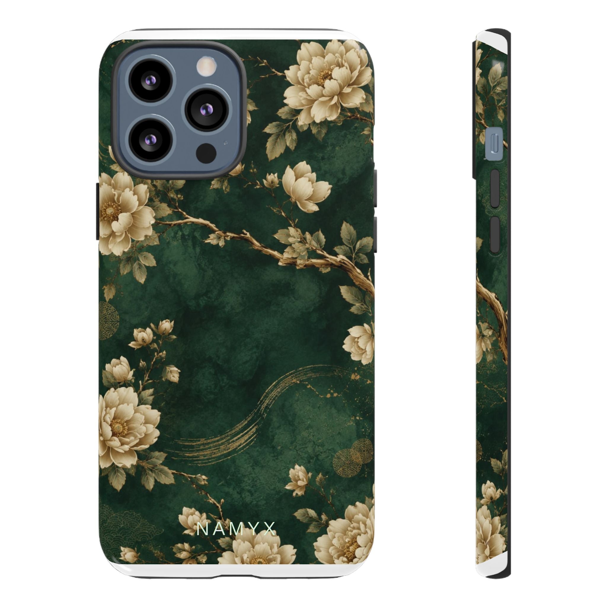 Floral Jade Tough Phone Case