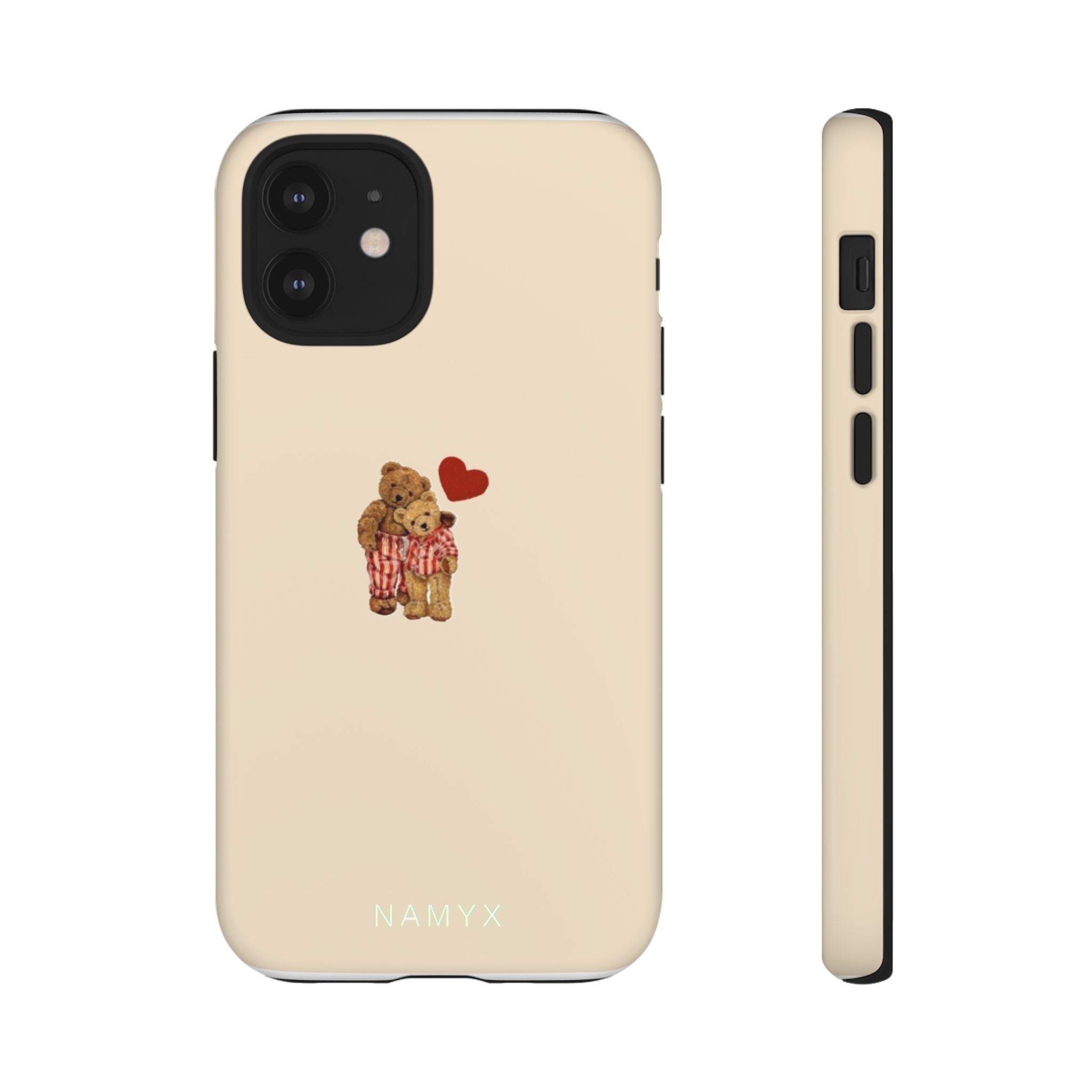 Teddy Heart Phone Case — Cute Vintage Plush Bear Protective iPhone Case