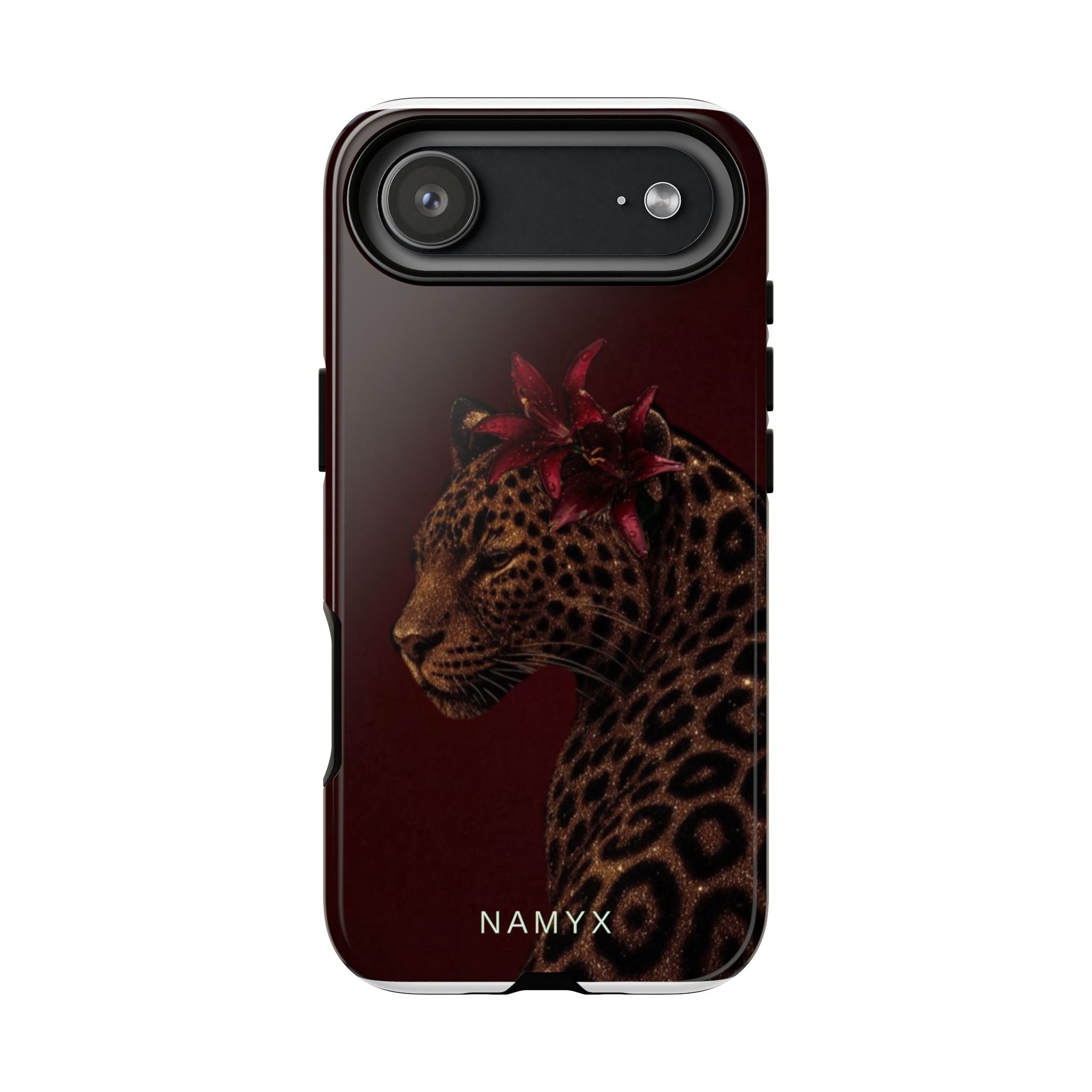 Leopard Floral Tough Phone Case
