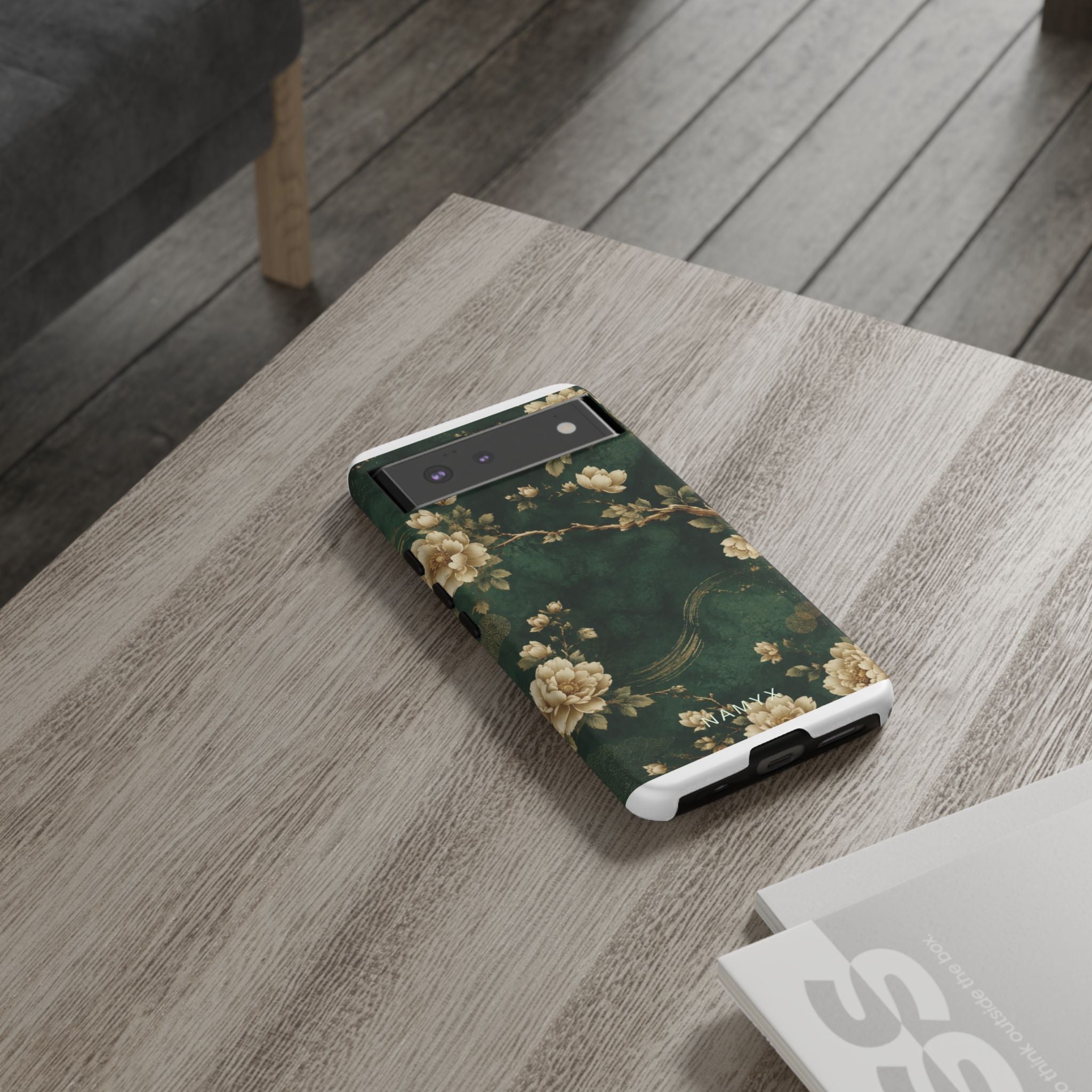 Floral Jade Tough Phone Case
