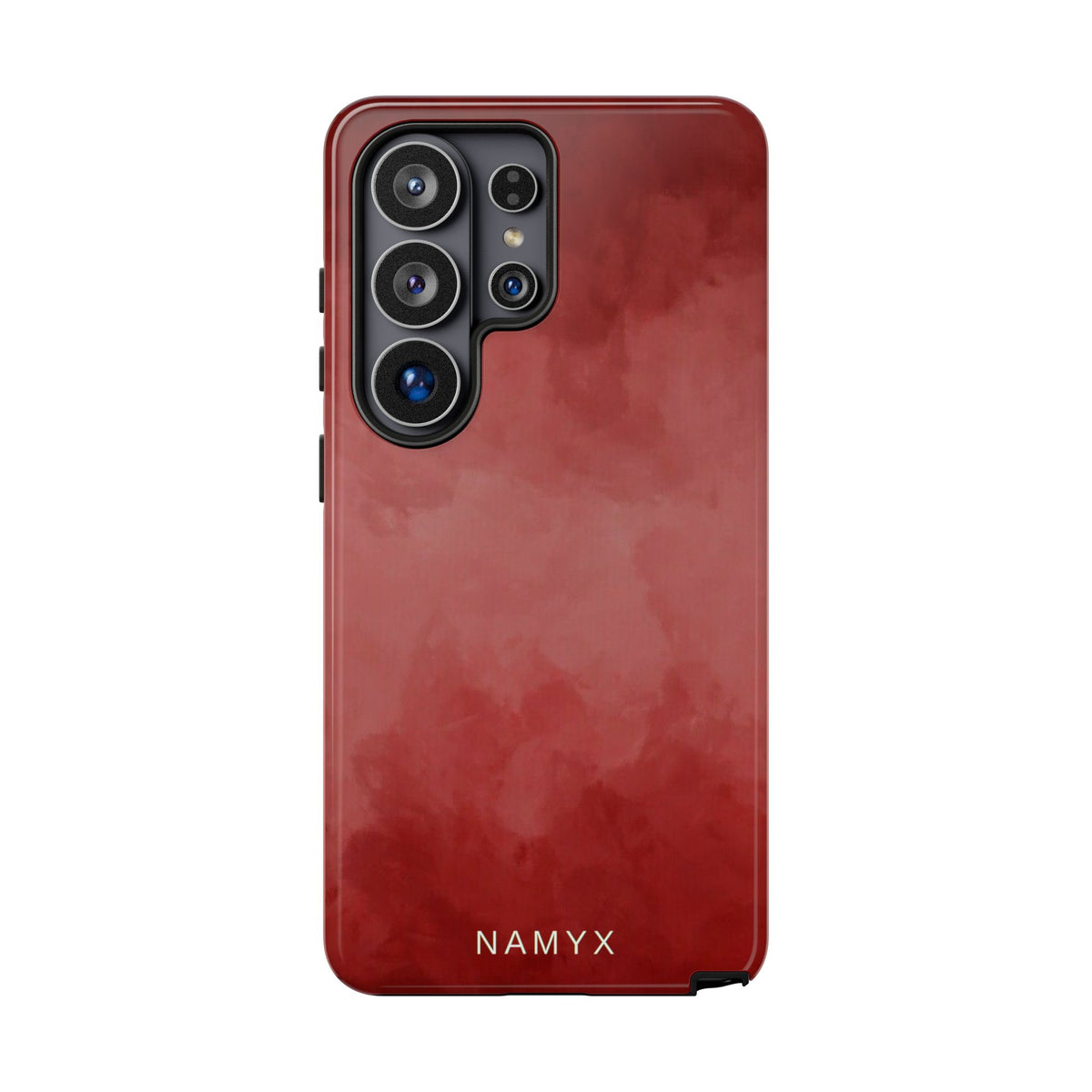 Red Watercolor Tough Phone Case — Durable Protective iPhone Cover