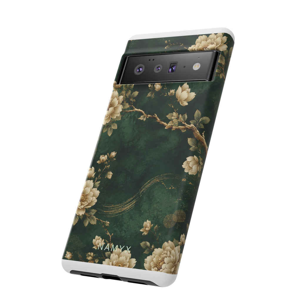 Floral Jade Tough Phone Case