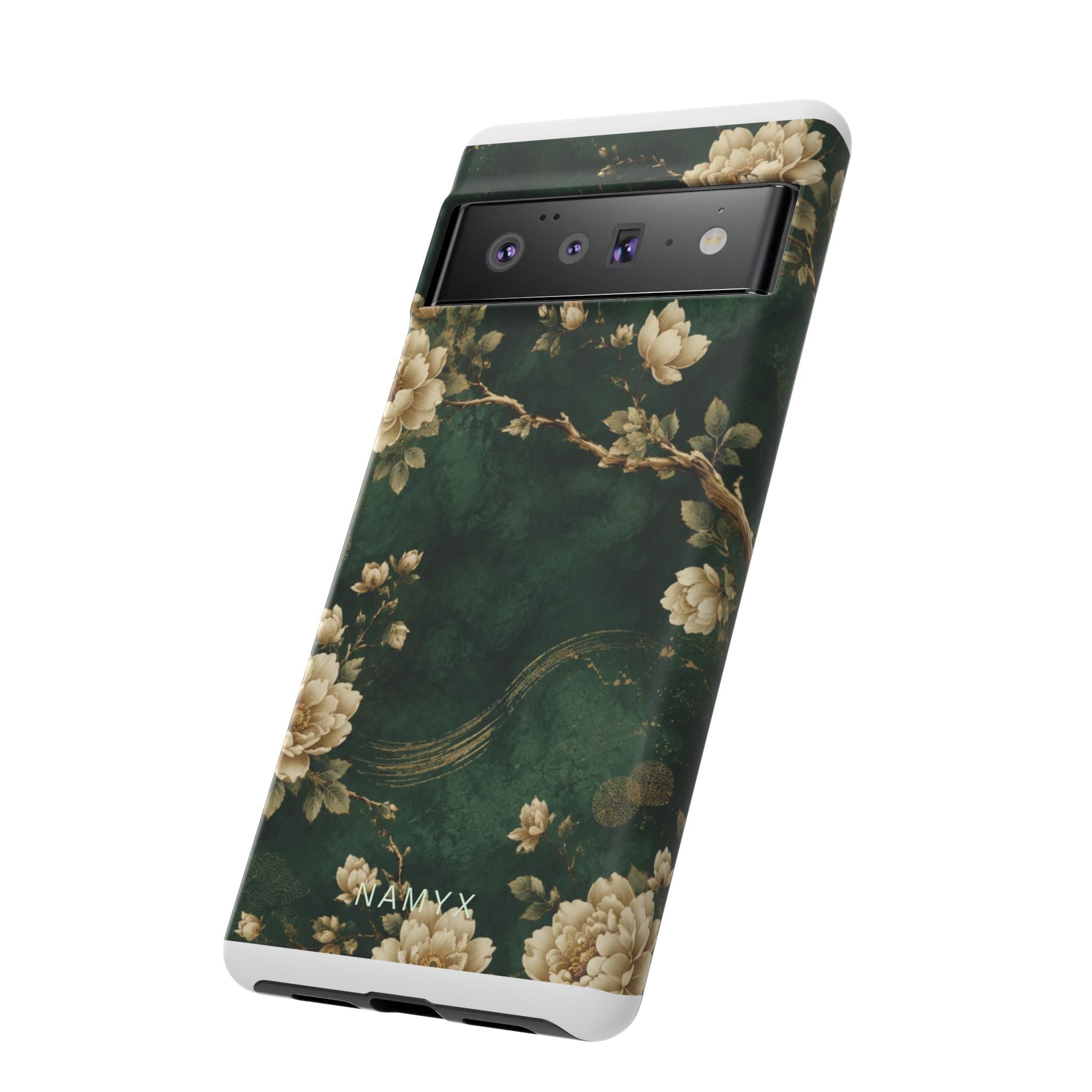 Floral Jade Tough Phone Case