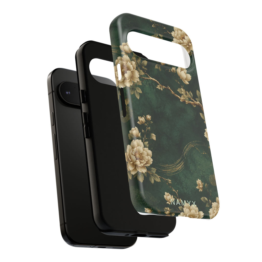 Floral Jade Tough Phone Case