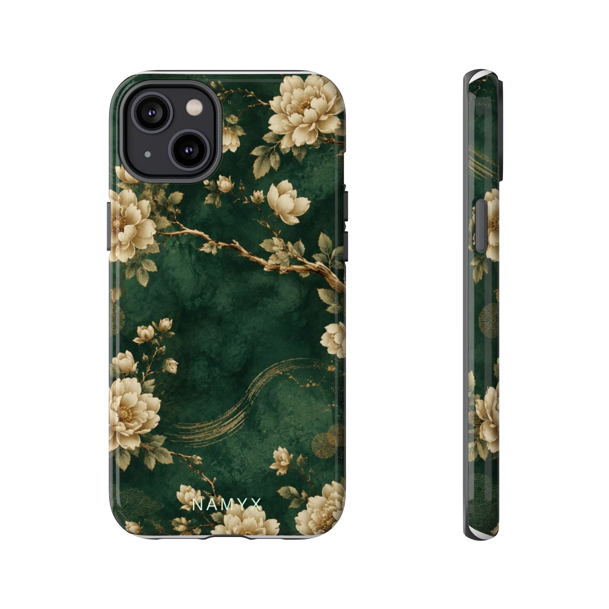 Floral Jade Tough Phone Case