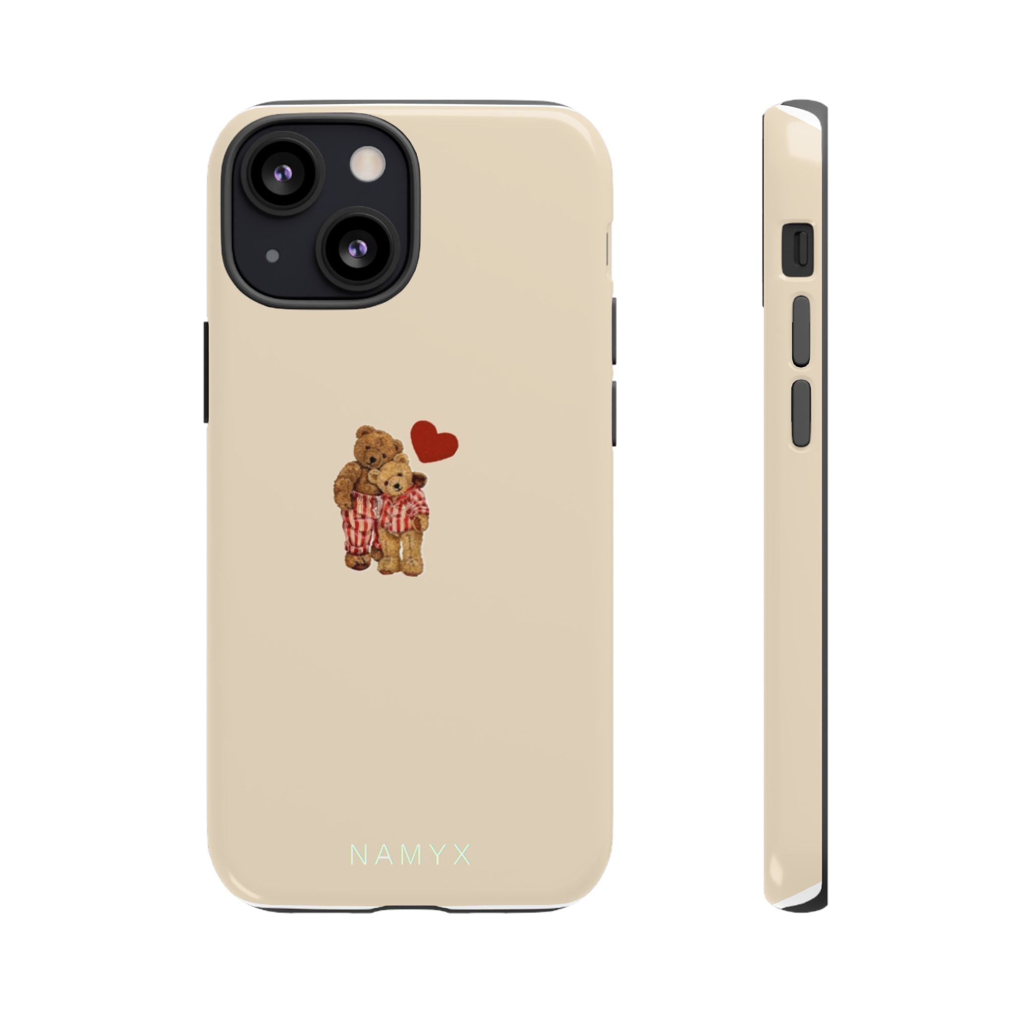 Teddy Heart Phone Case — Cute Vintage Plush Bear Protective iPhone Case