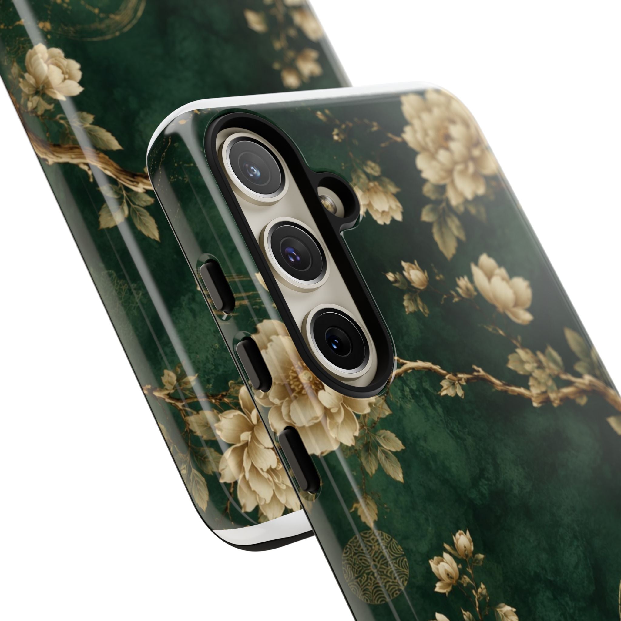 Floral Jade Tough Phone Case