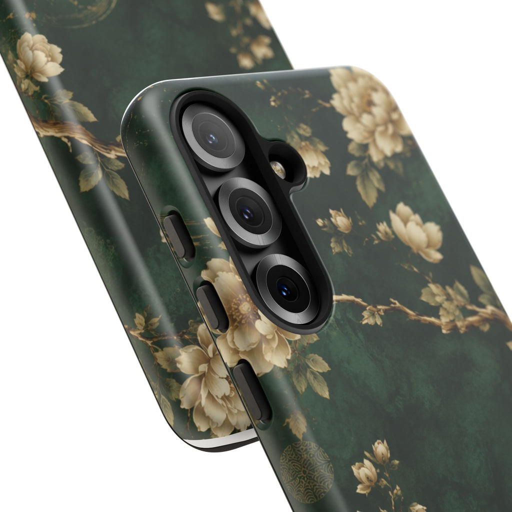 Floral Jade Tough Phone Case