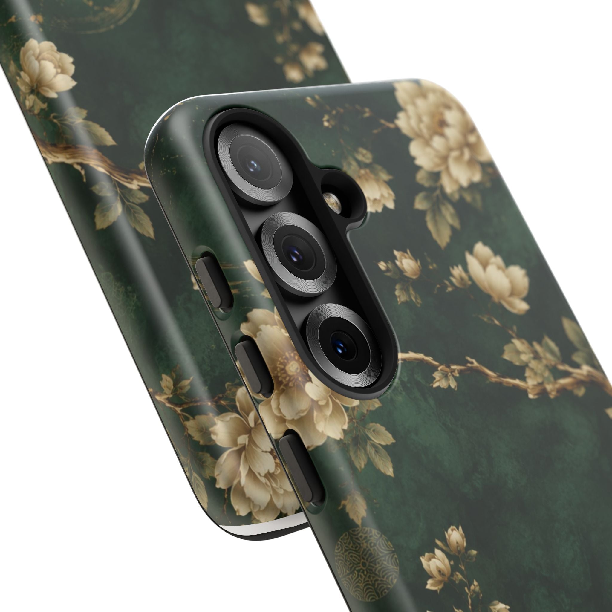 Floral Jade Tough Phone Case