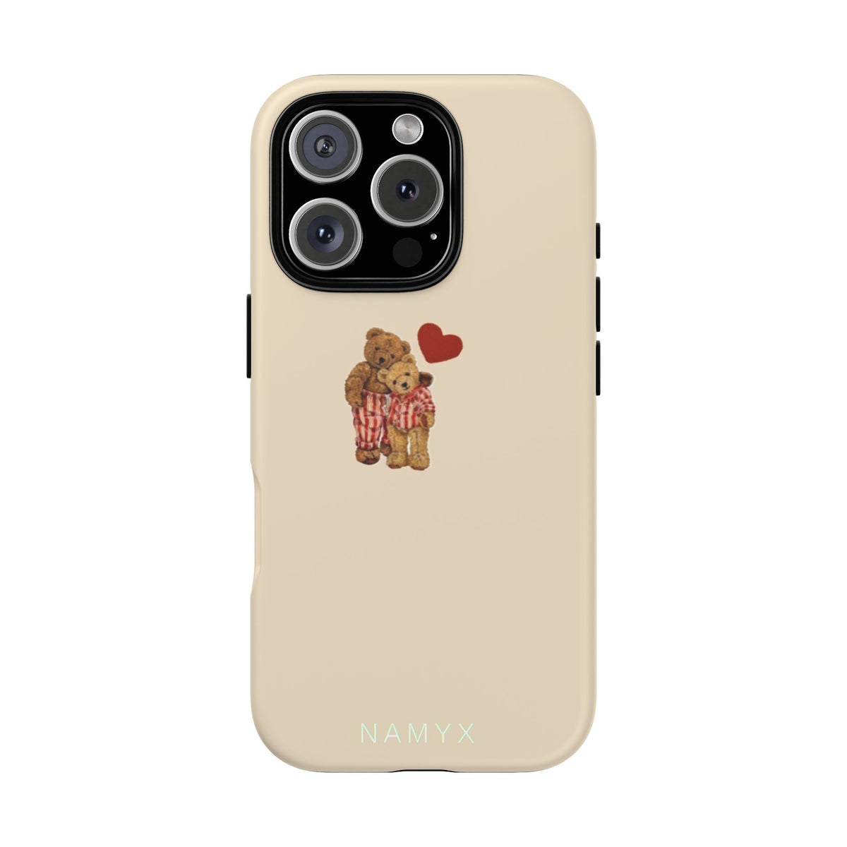 Teddy Heart Phone Case — Cute Vintage Plush Bear Protective iPhone Case