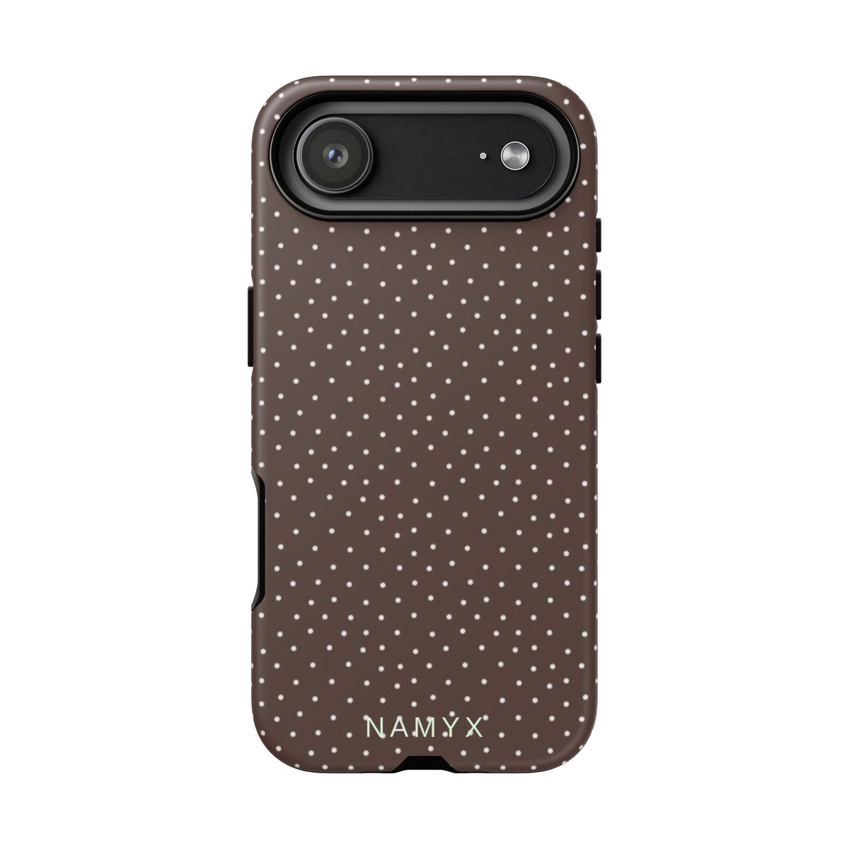 Brown Polka Dot Tough Phone Case - Slim Protective iPhone Cover