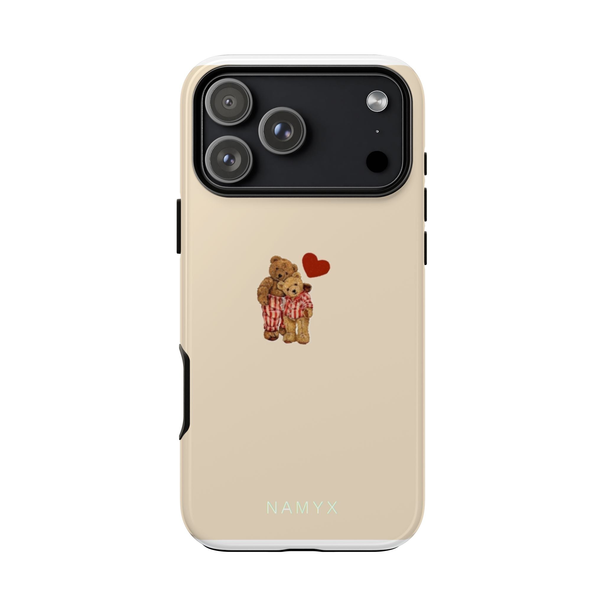 Teddy Heart Phone Case — Cute Vintage Plush Bear Protective iPhone Case