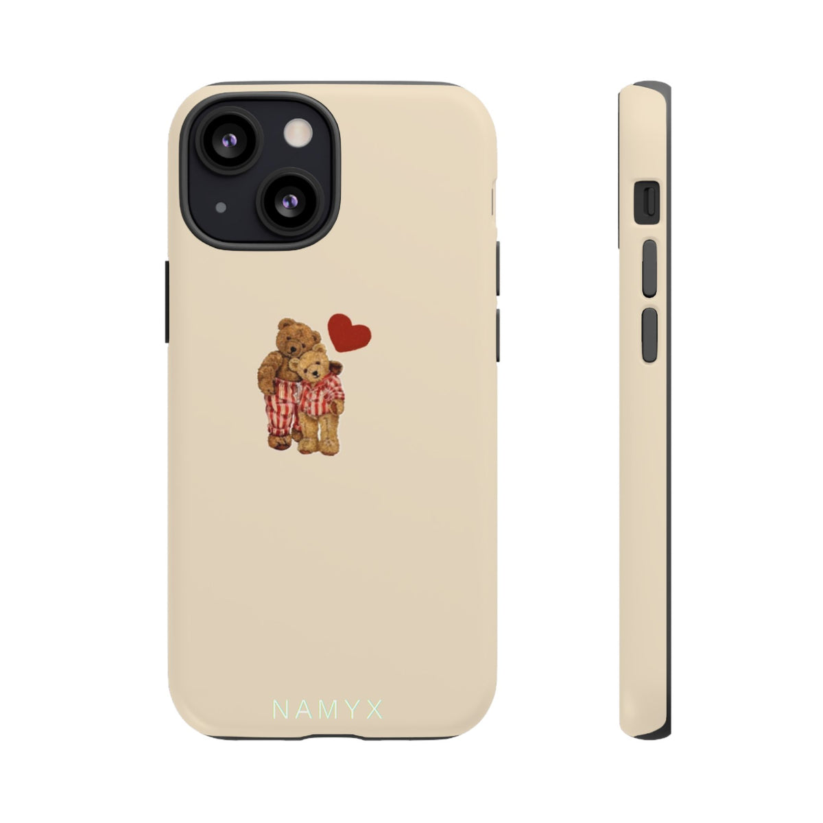 Teddy Heart Phone Case — Cute Vintage Plush Bear Protective iPhone Case